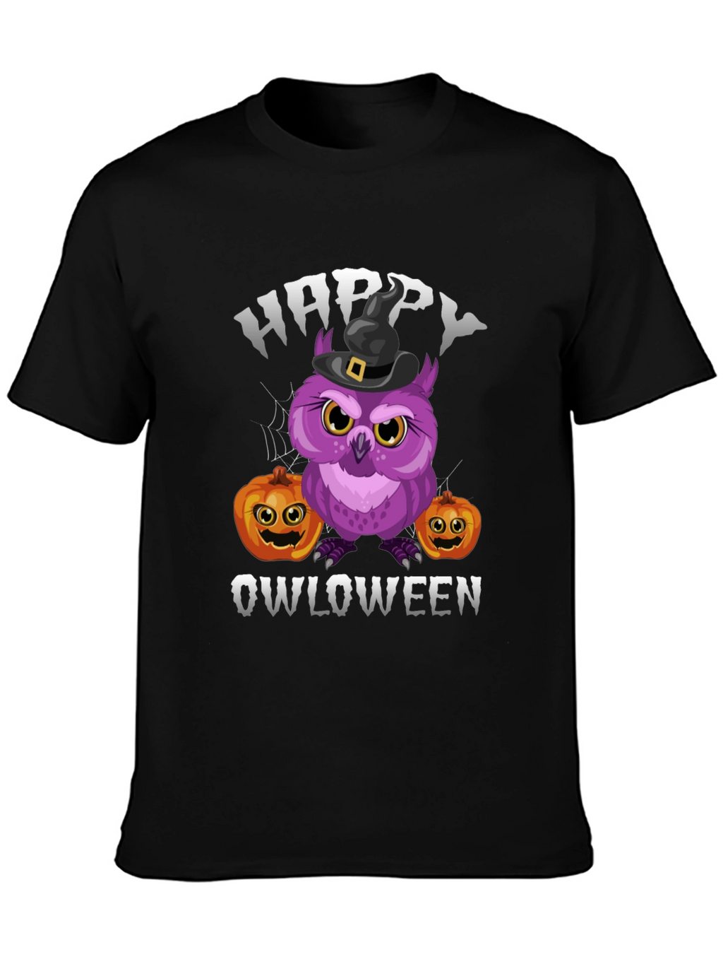 Happy Owloween T-Shirt | Halloween Owl Tee