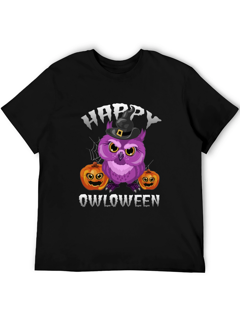 Happy Owloween T-Shirt | Halloween Owl Tee