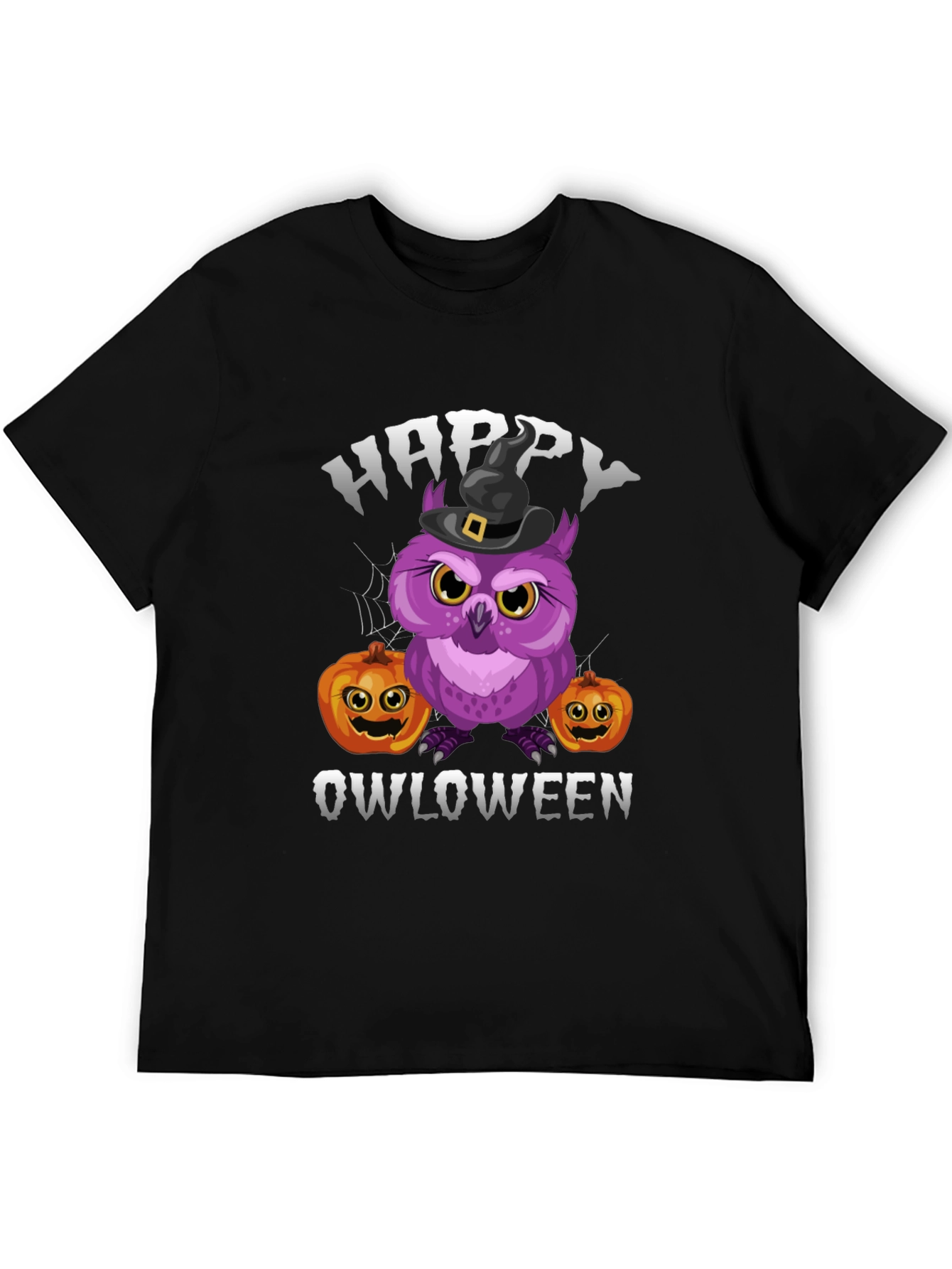 Happy Owloween T-Shirt | Halloween Owl Tee
