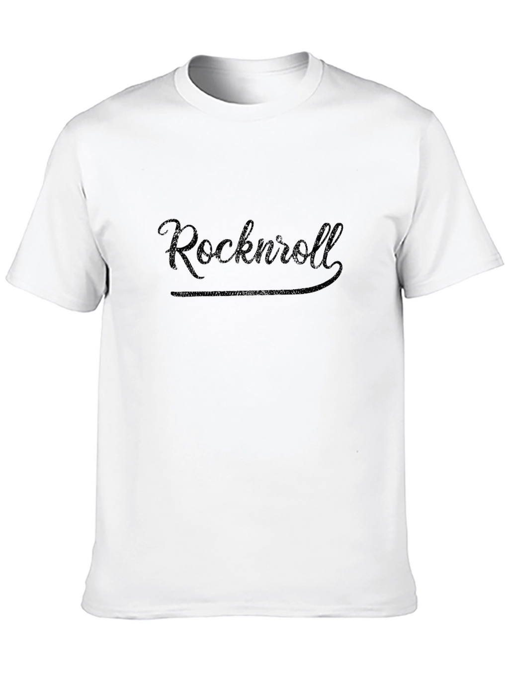 Rocknroll Black Graphic T-Shirt