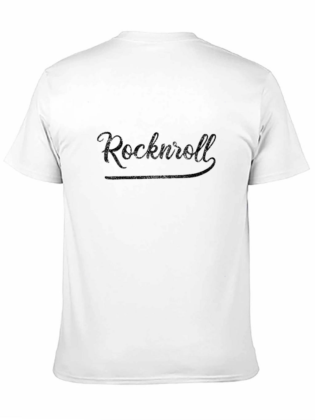 Rocknroll Black Graphic T-Shirt