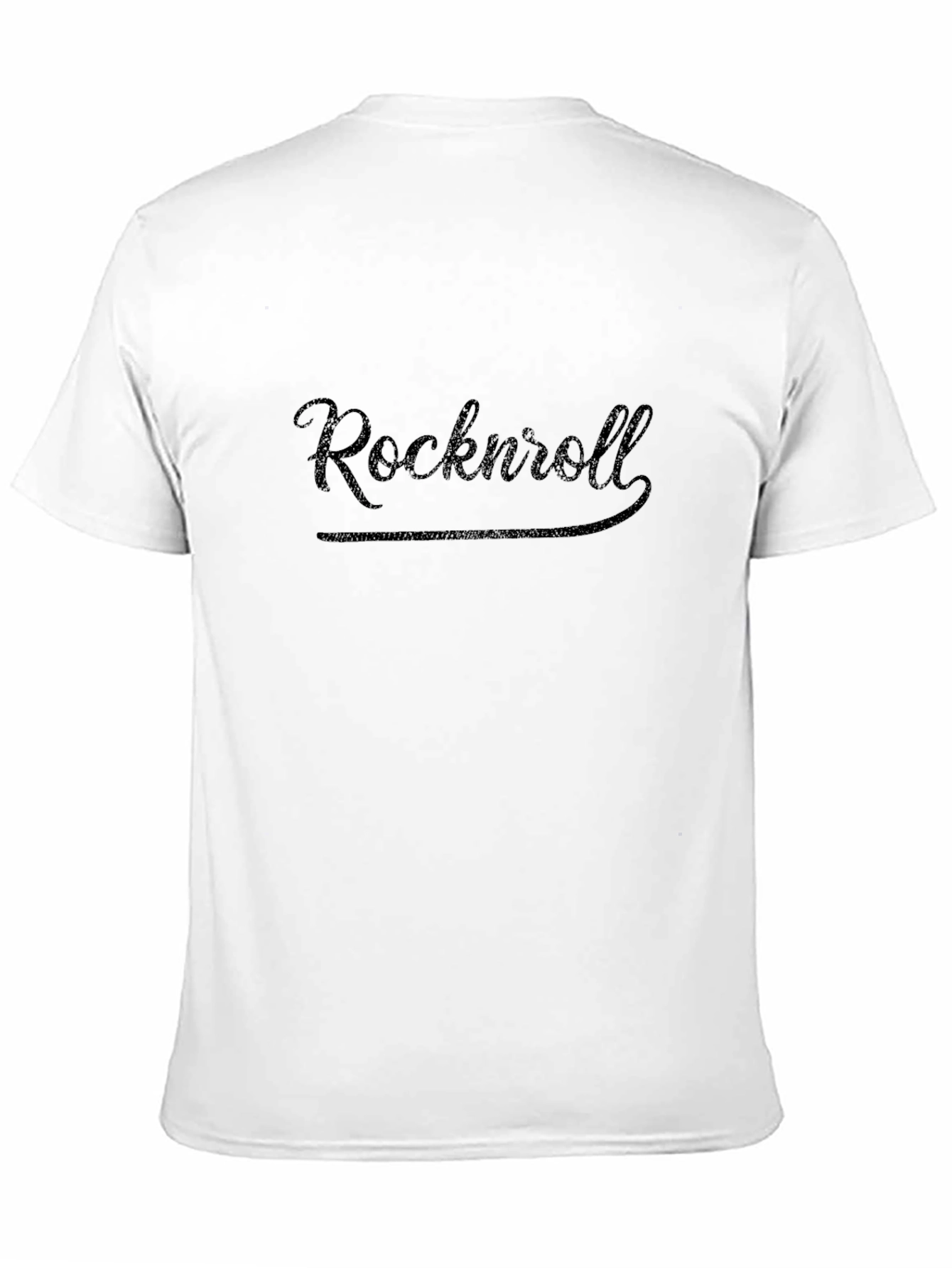 Rocknroll Black Graphic T-Shirt