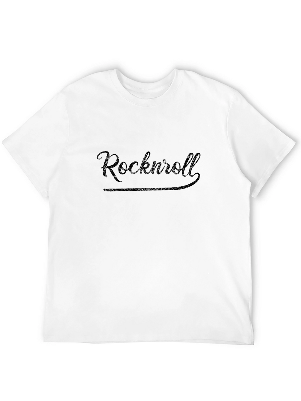 Rocknroll Black Graphic T-Shirt