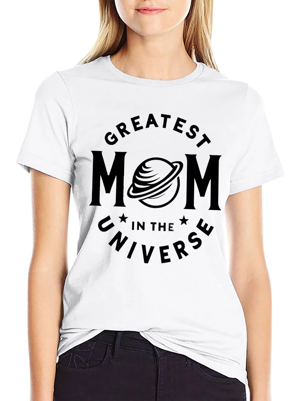 Greatest Mom in the Universe Graphic T-Shirt
