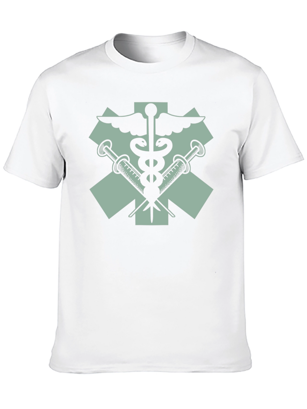 Medical Emblem Graphic T-Shirt - Black