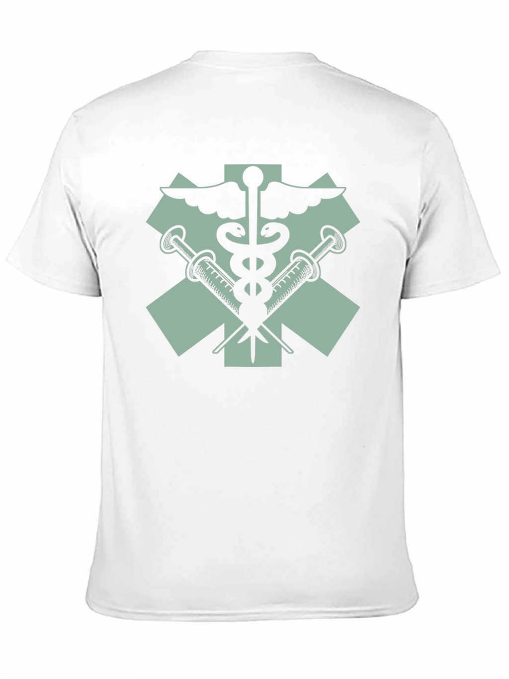 Medical Emblem Graphic T-Shirt - Black