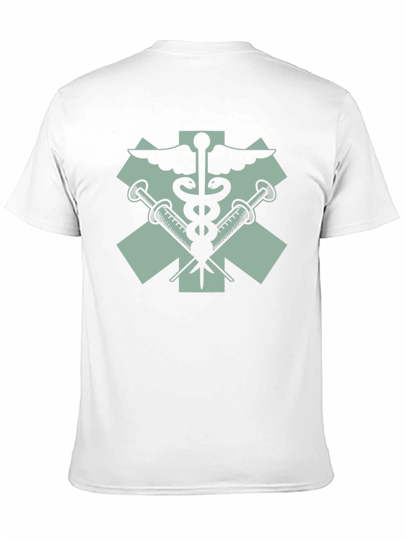 Medical Emblem Graphic T-Shirt - Black