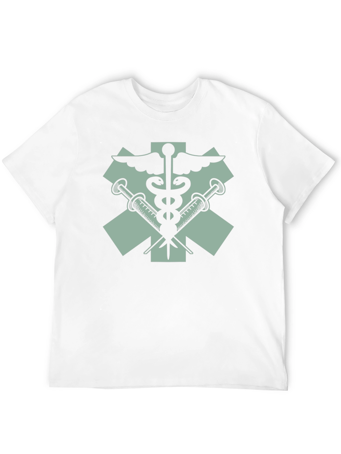 Medical Emblem Graphic T-Shirt - Black