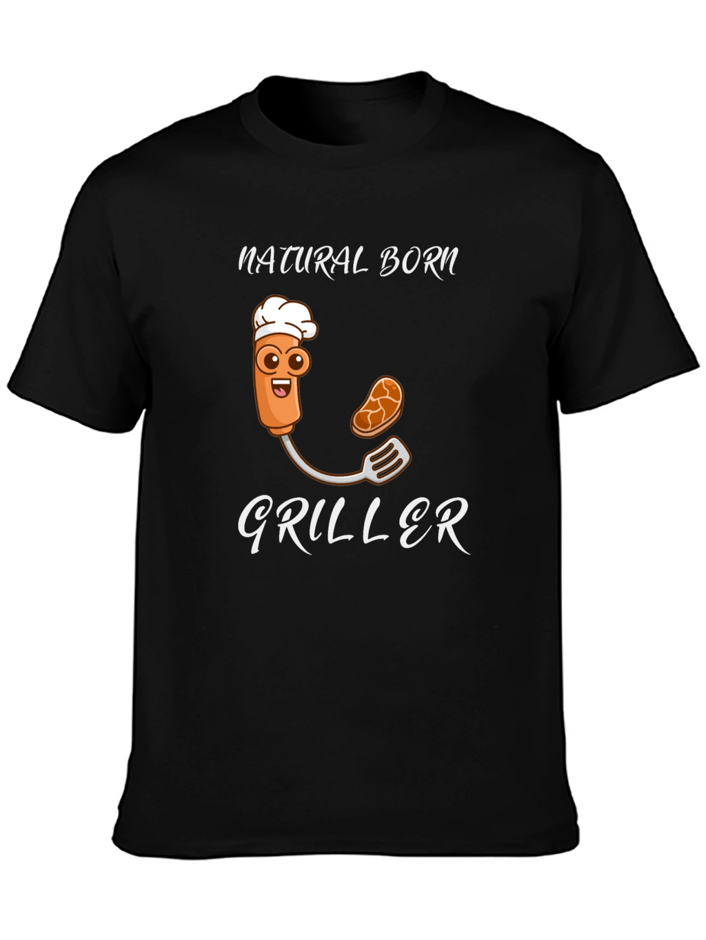 Natural Born Griller Funny T-Shirt