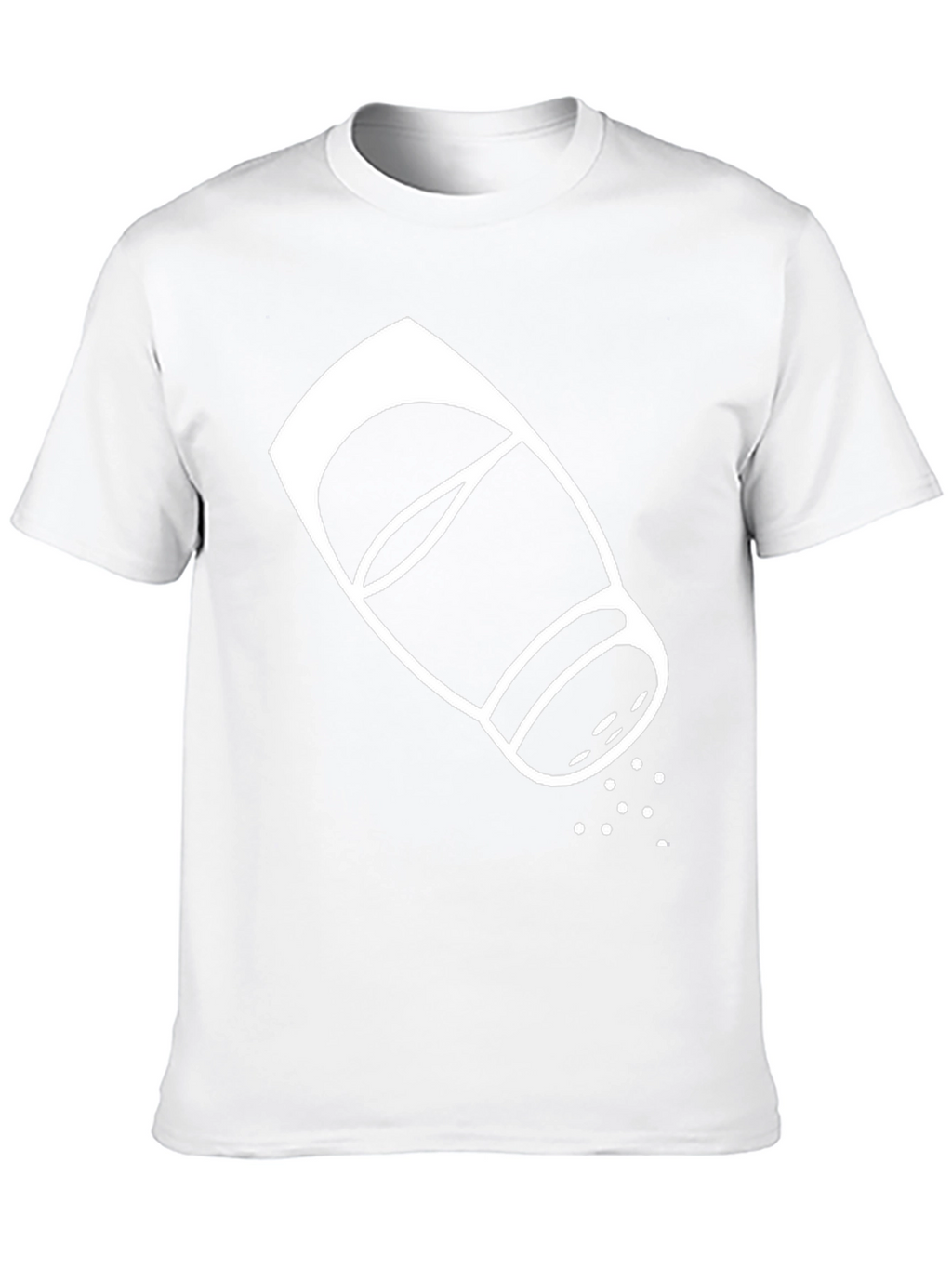 Salt Shaker Graphic Tee - Black Cotton T-Shirt
