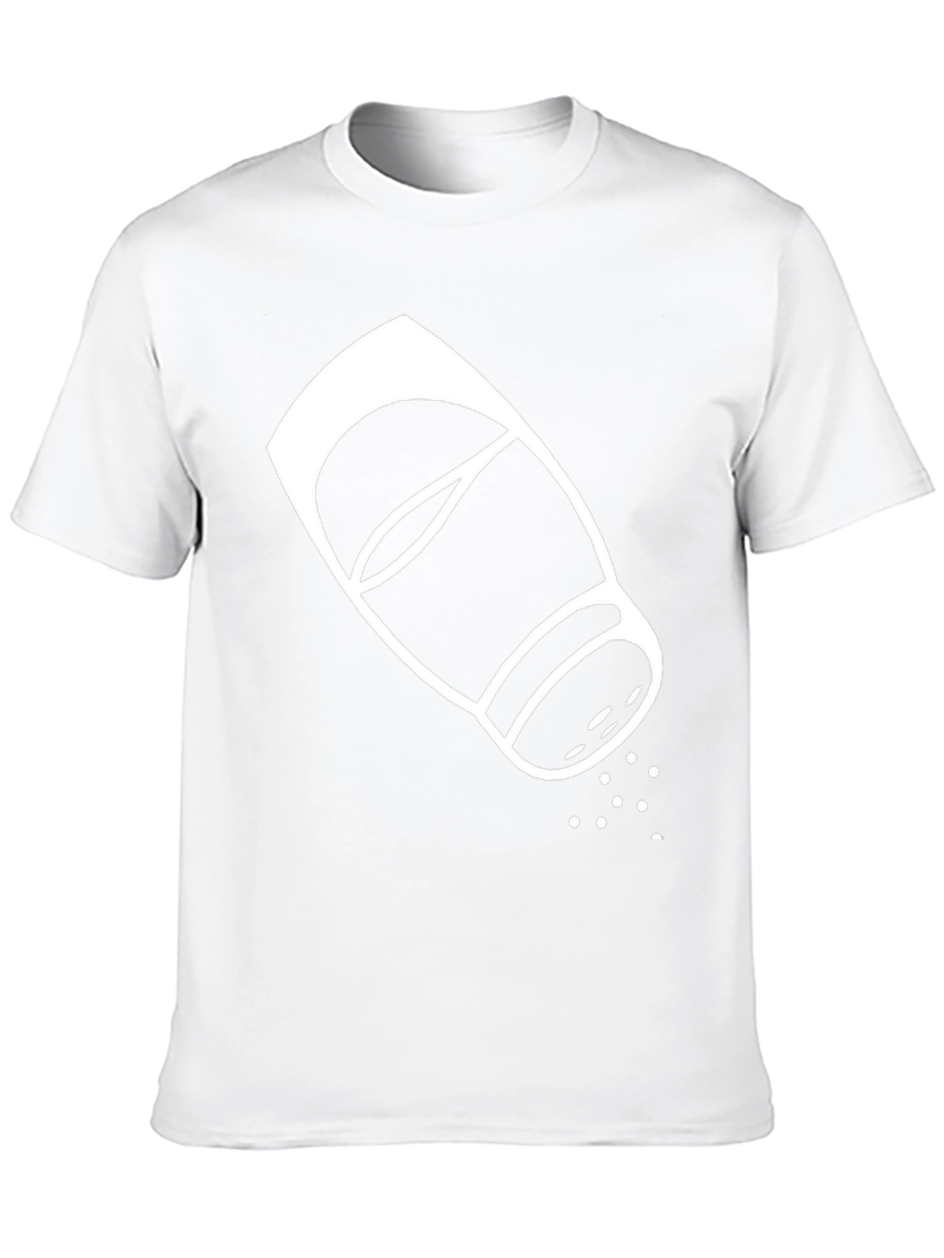 Salt Shaker Graphic Tee - Black Cotton T-Shirt
