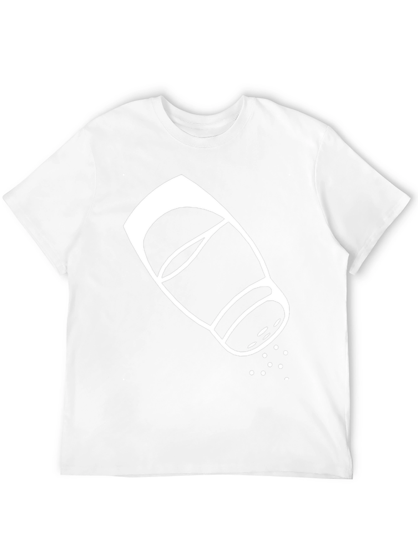 Salt Shaker Graphic Tee - Black Cotton T-Shirt