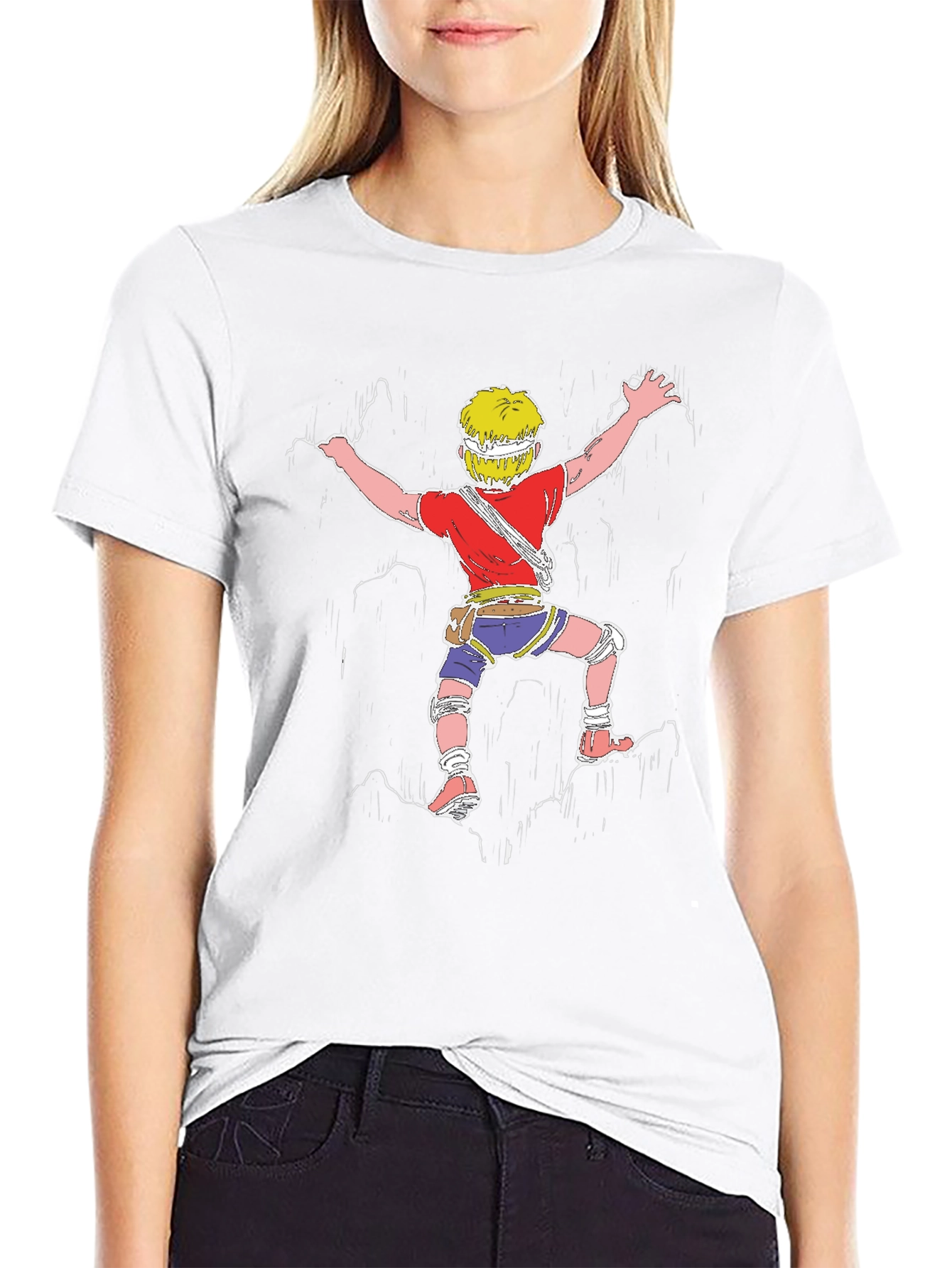 Climbing T-Shirt: Black Graphic Tee for Adventure Lovers