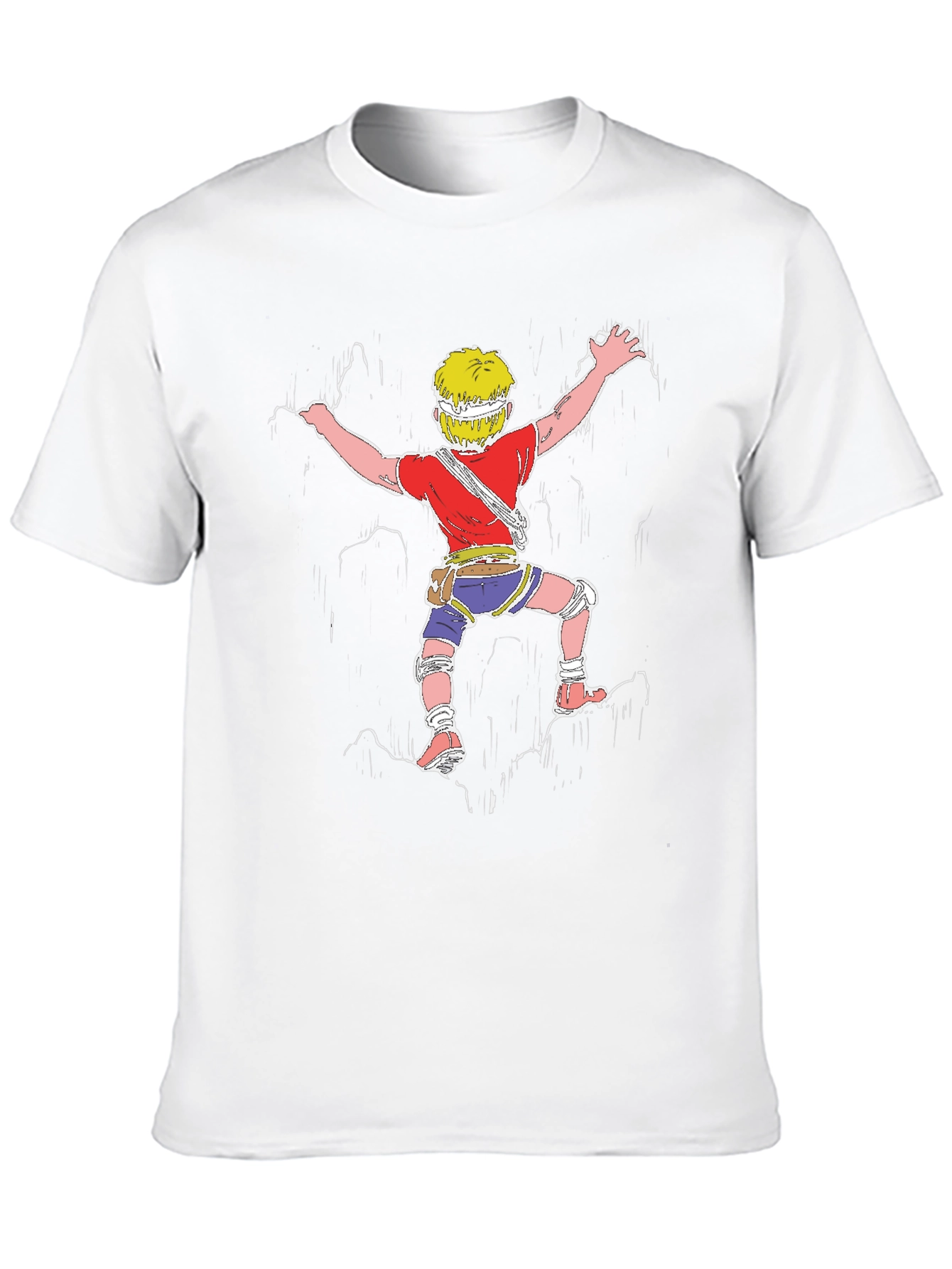 Climbing T-Shirt: Black Graphic Tee for Adventure Lovers