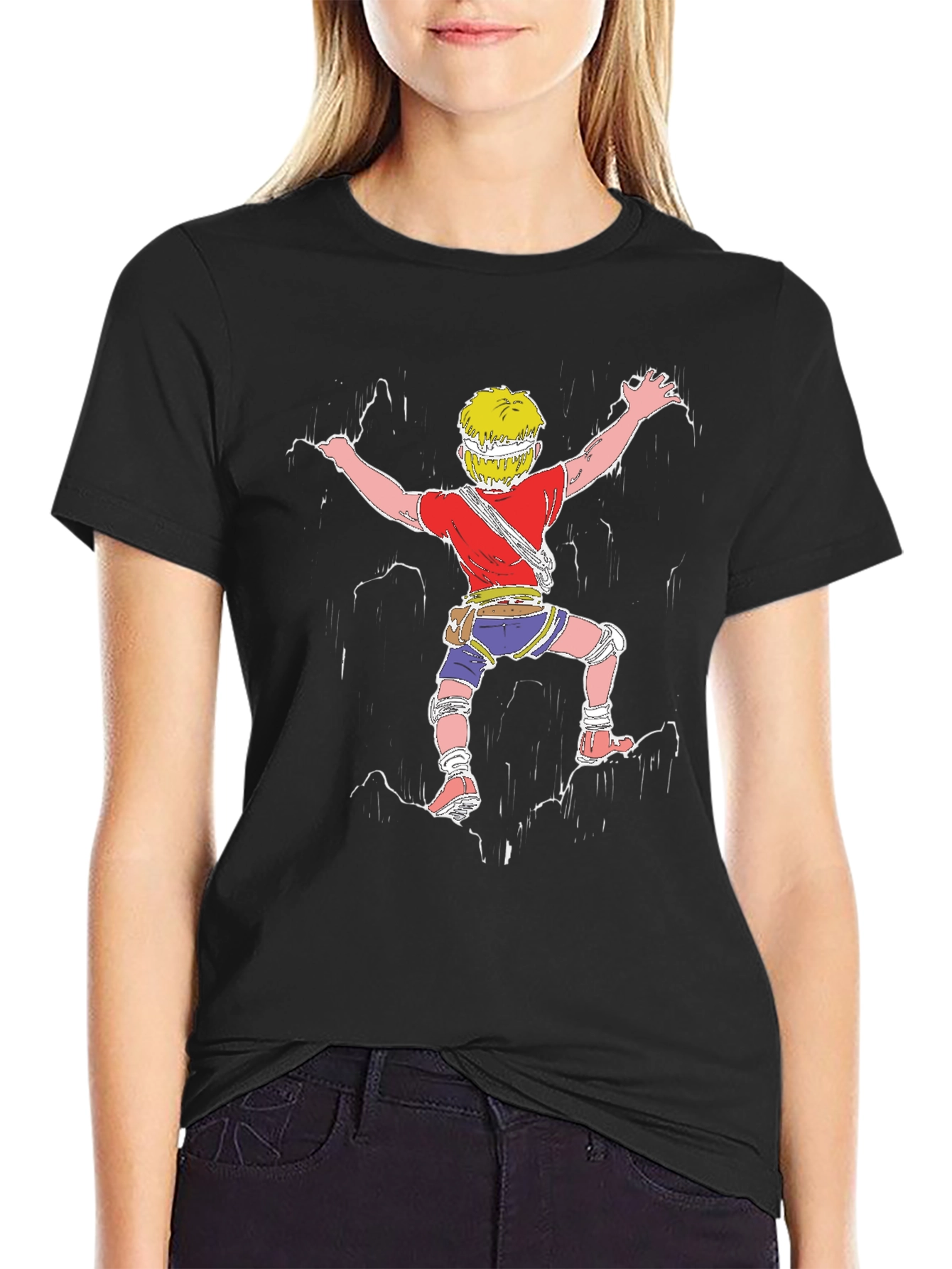 Climbing T-Shirt: Black Graphic Tee for Adventure Lovers