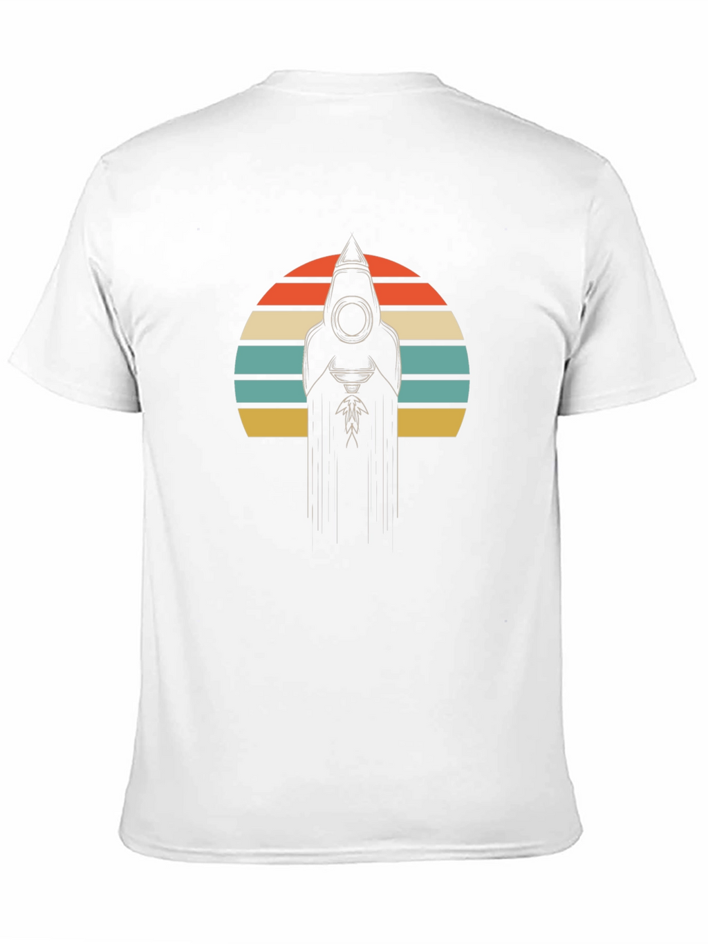 Retro Hooded Figure Graphic T-Shirt