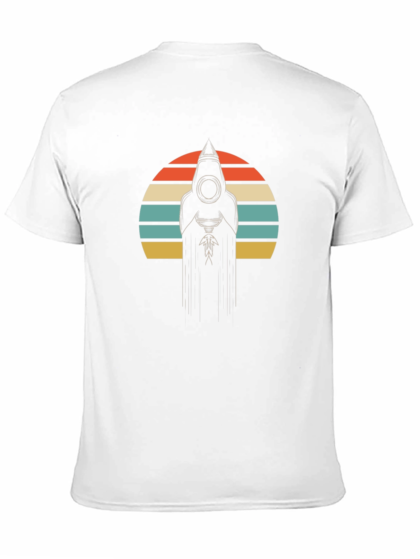 Retro Hooded Figure Graphic T-Shirt