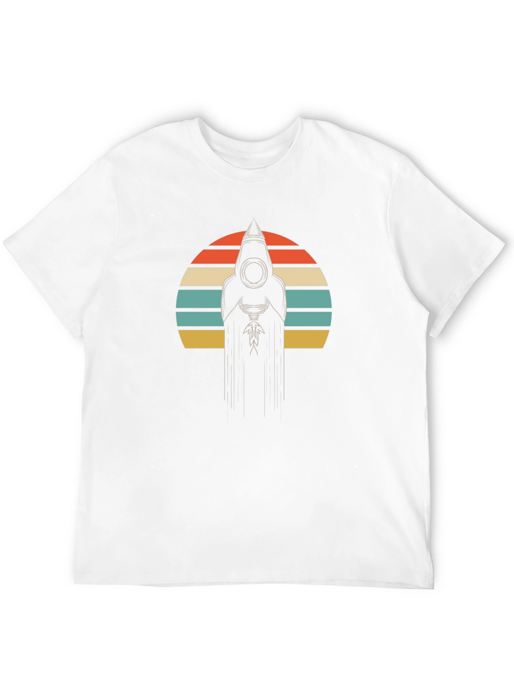 Retro Hooded Figure Graphic T-Shirt