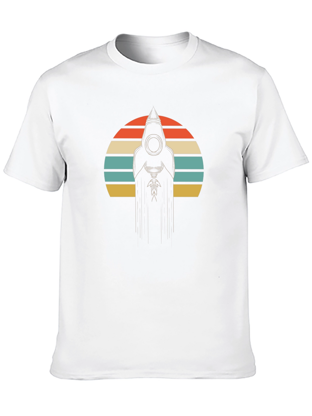 Retro Hooded Figure Graphic T-Shirt