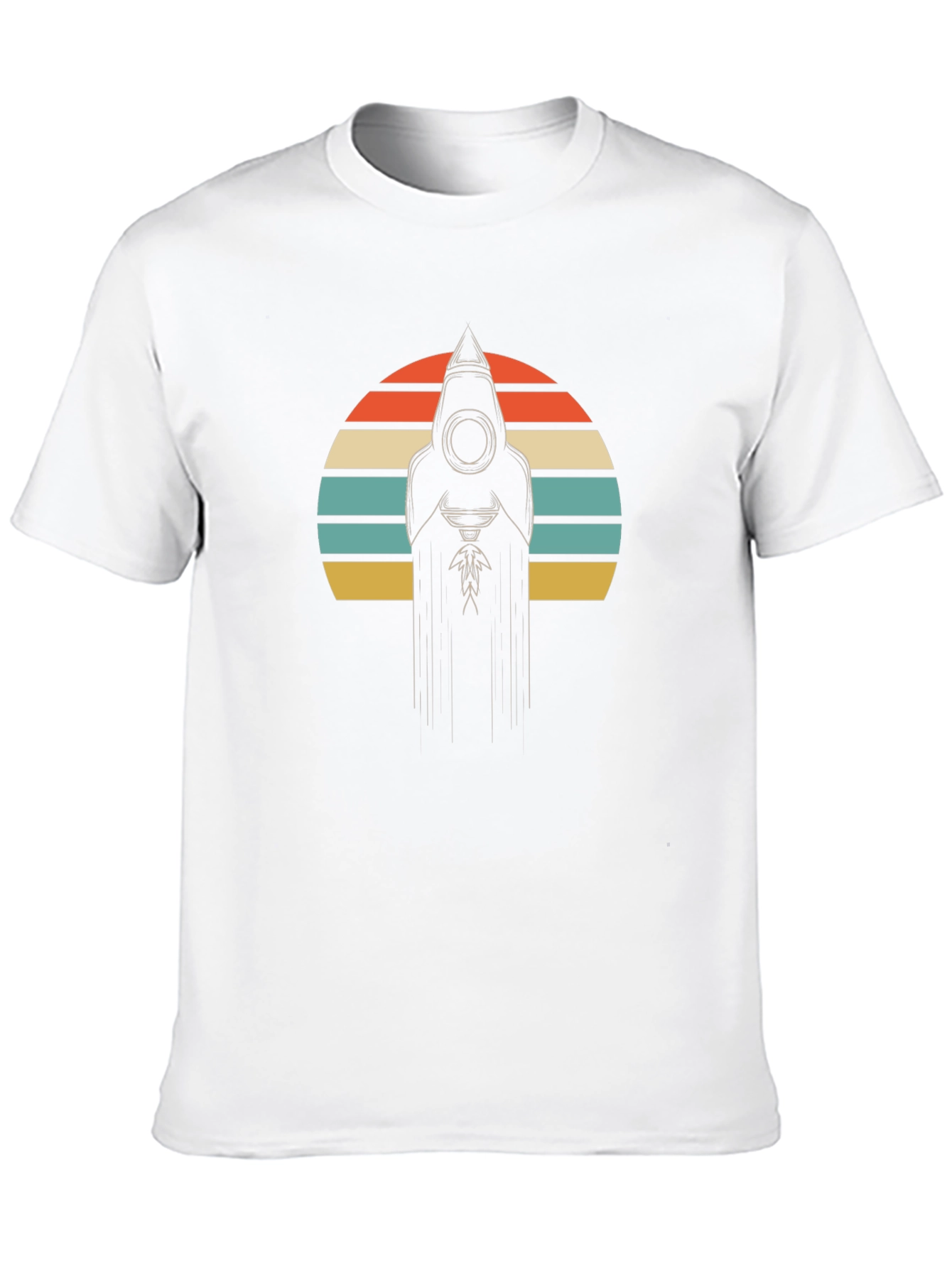 Retro Hooded Figure Graphic T-Shirt