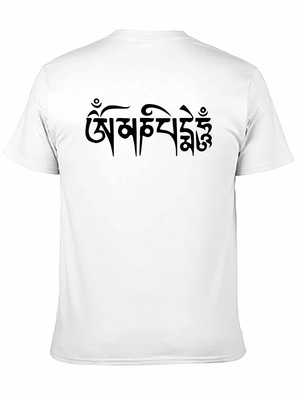 Black T-Shirt with Tibetan Script