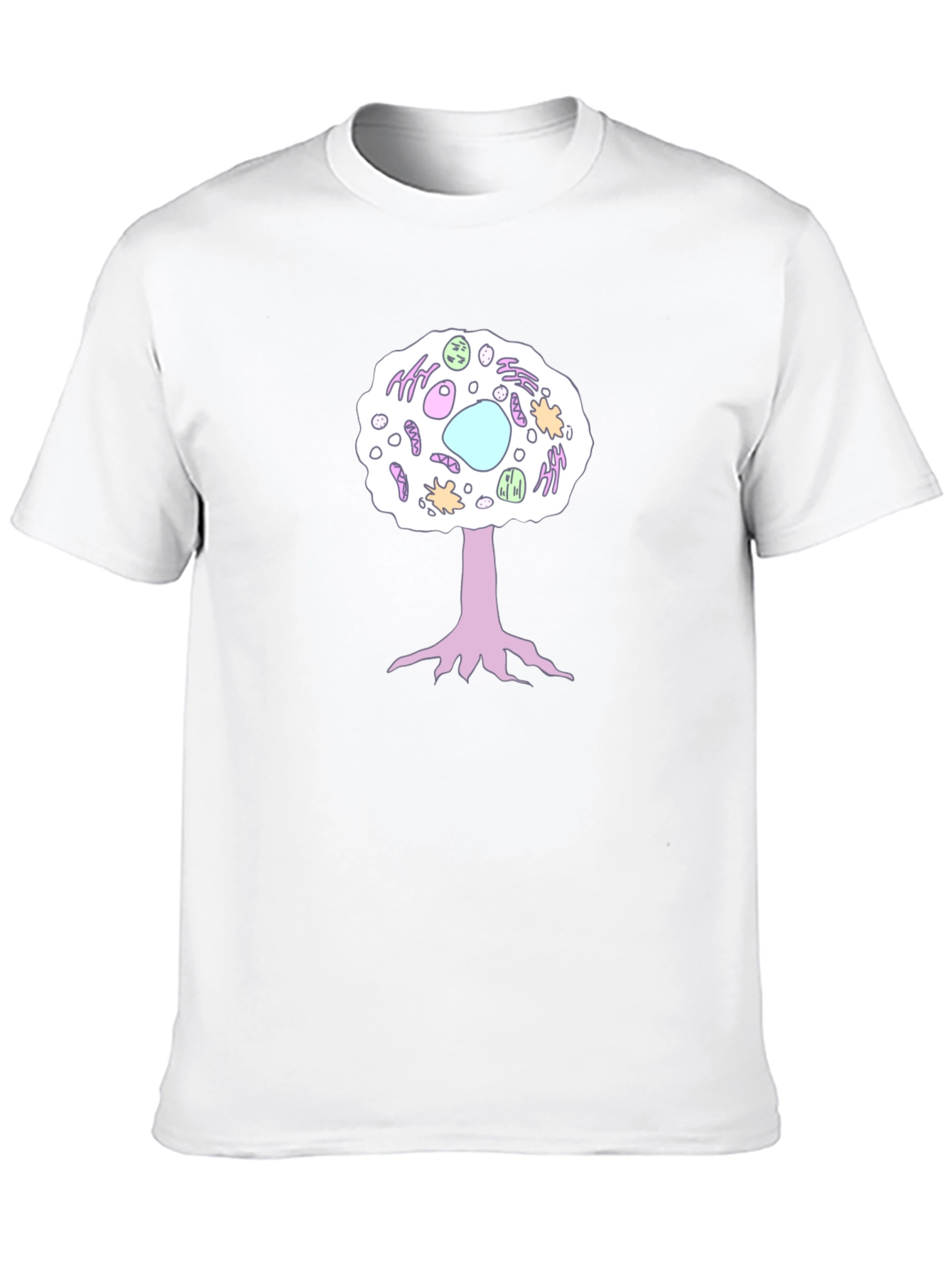 Cell Tree Black T-Shirt: Science & Nature Inspired