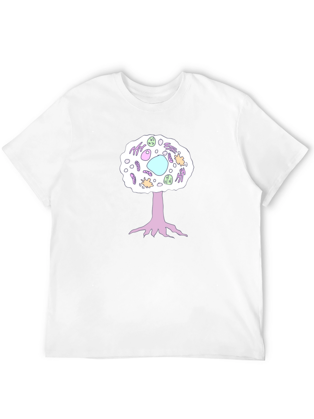Cell Tree Black T-Shirt: Science & Nature Inspired