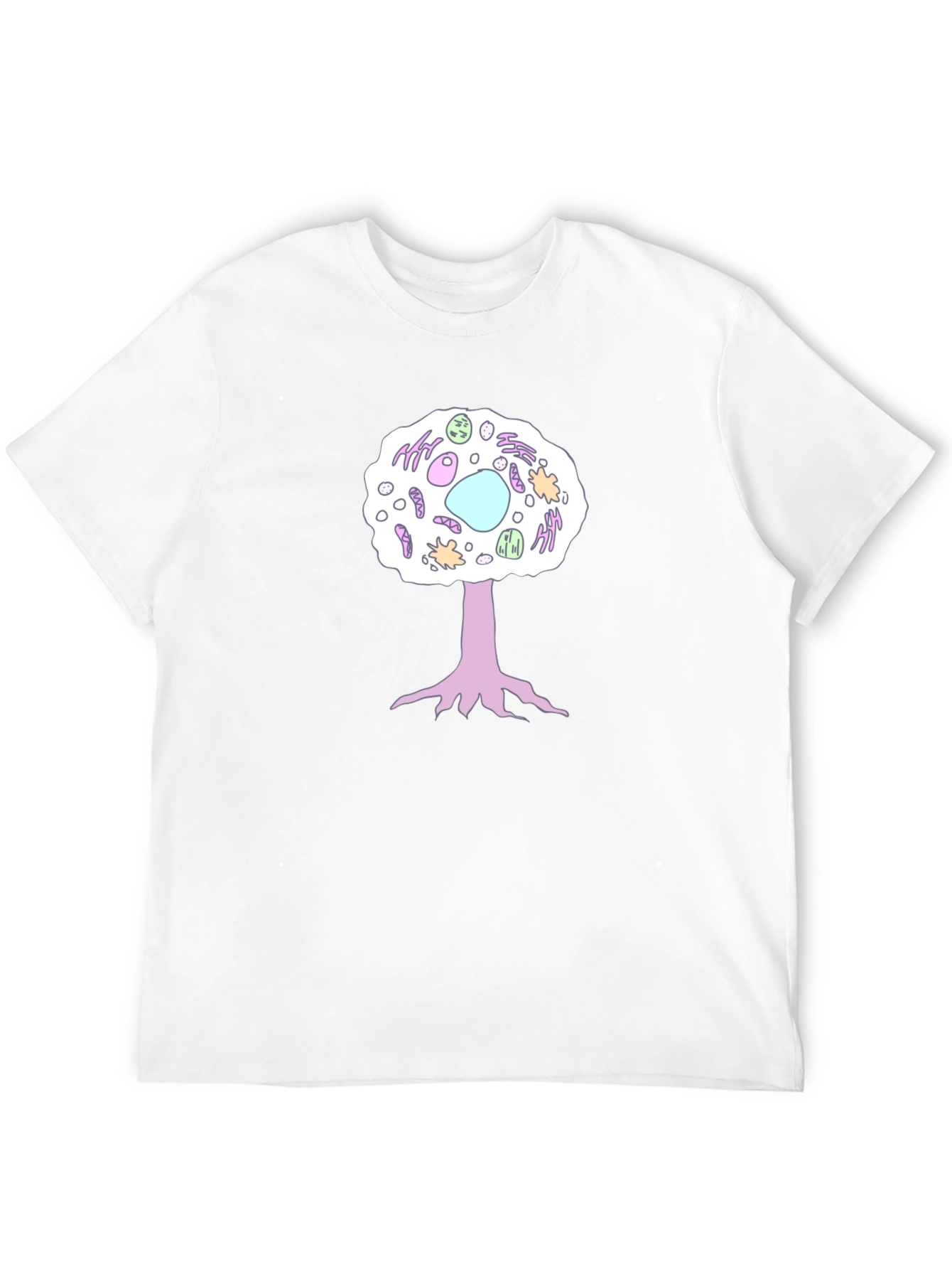 Cell Tree Black T-Shirt: Science & Nature Inspired