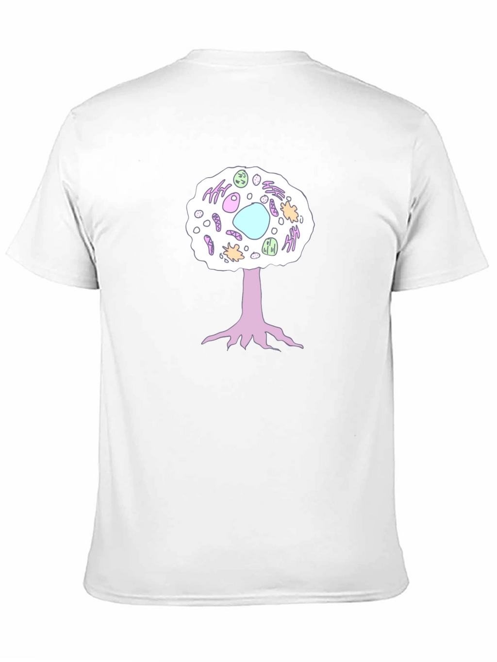 Cell Tree Black T-Shirt: Science & Nature Inspired
