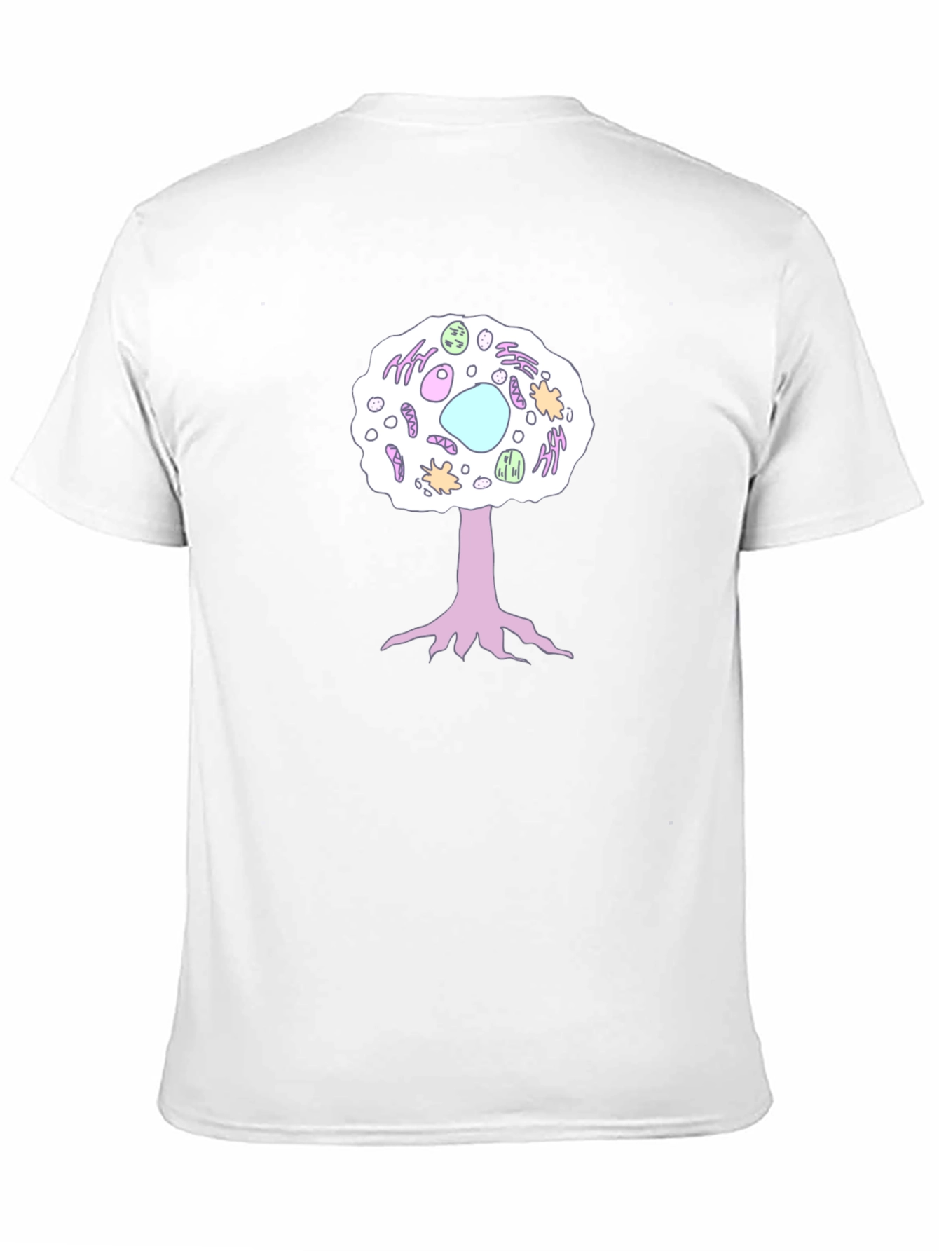 Cell Tree Black T-Shirt: Science & Nature Inspired