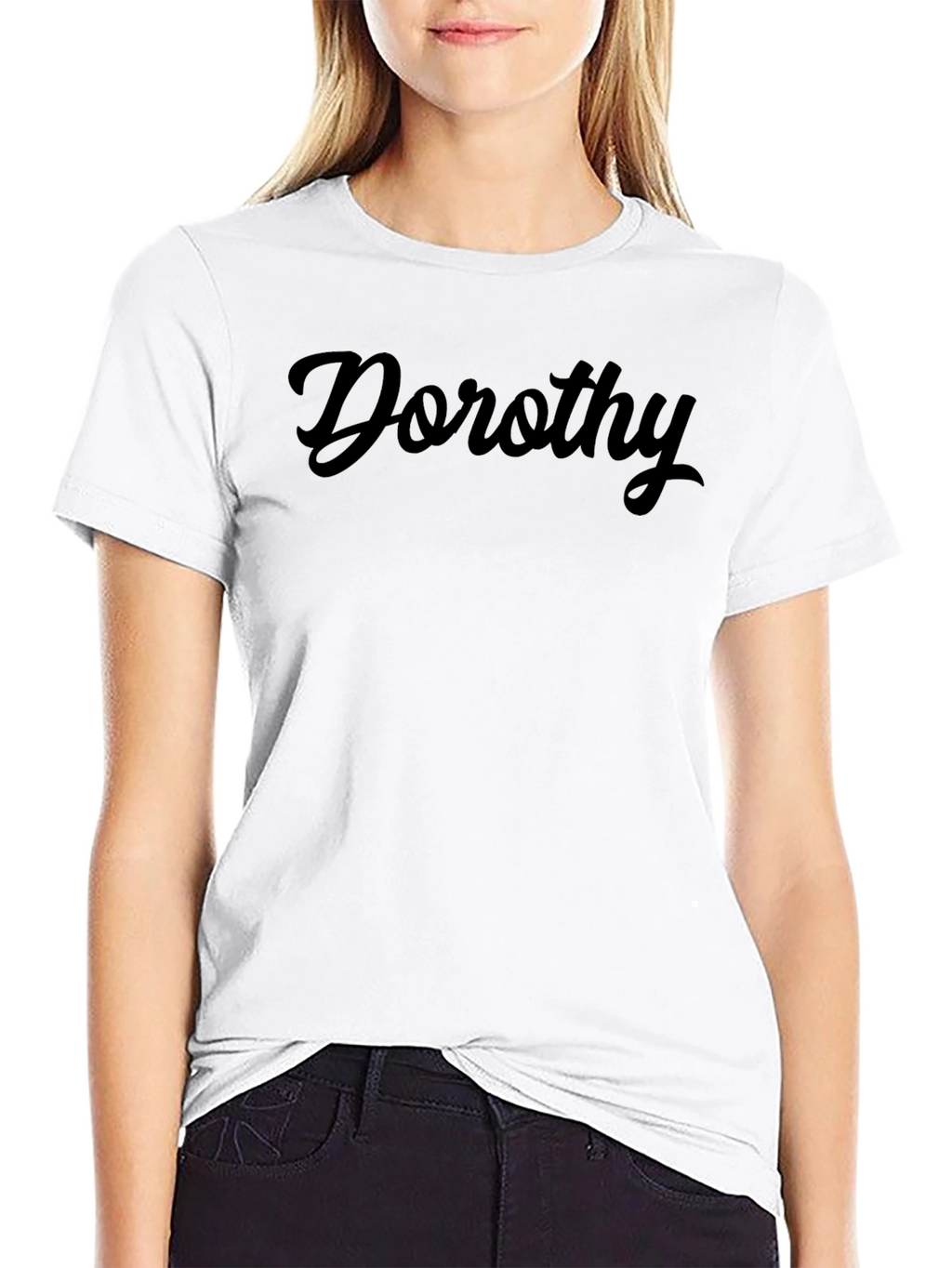 Dorothy Script Black T-Shirt