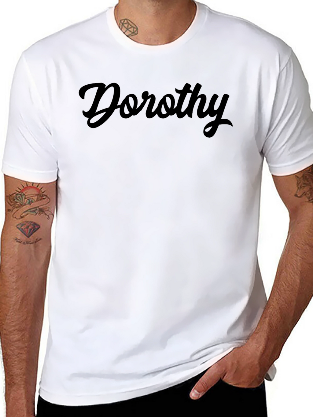 Dorothy Script Black T-Shirt