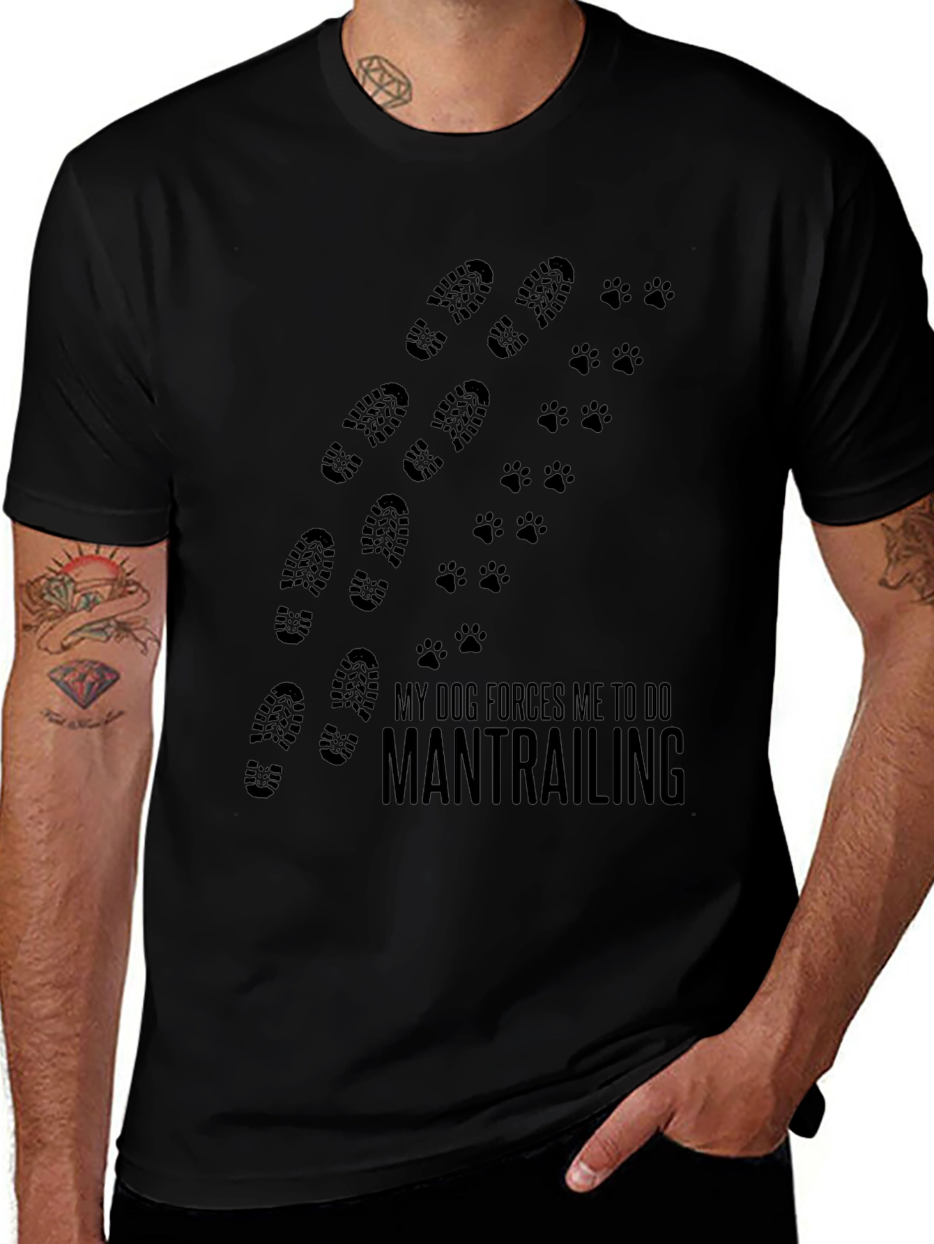 Mantrailing Dog Lover T-Shirt