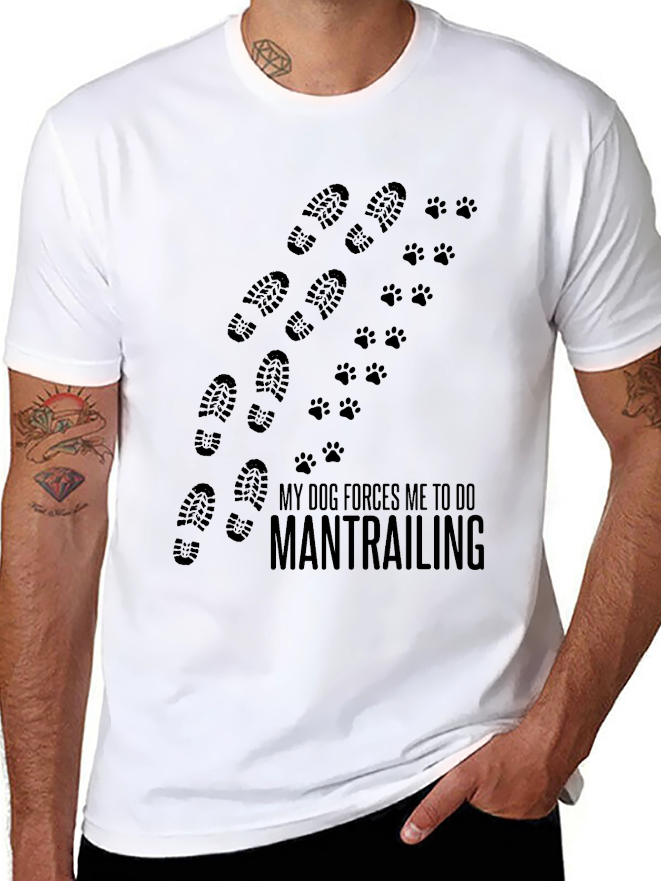 Mantrailing Dog Lover T-Shirt
