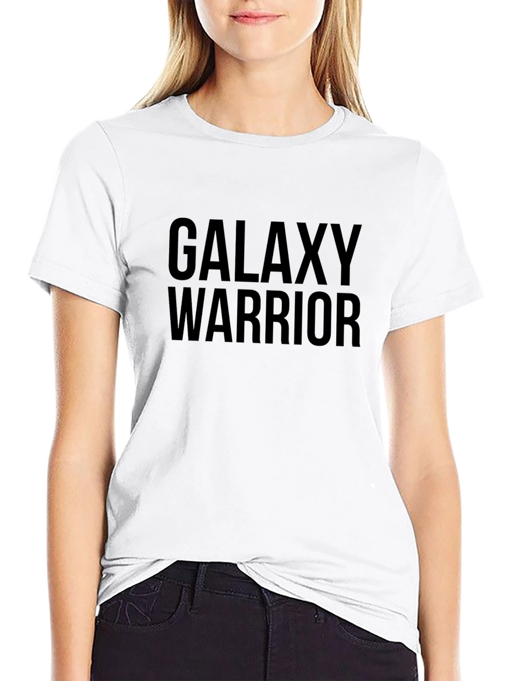 Galaxy Warrior Black Graphic Tee