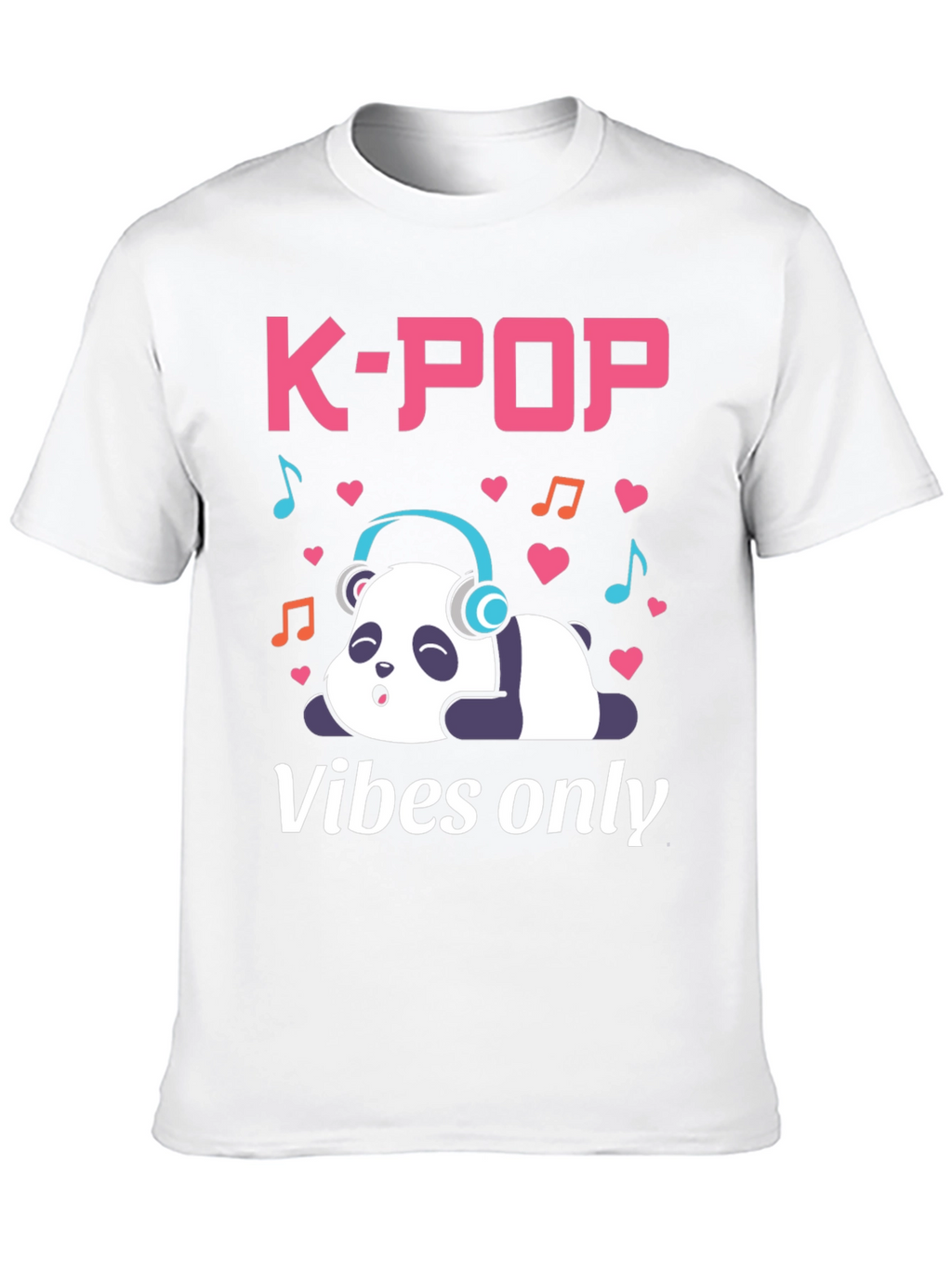 K-Pop Vibes Only Panda T-Shirt