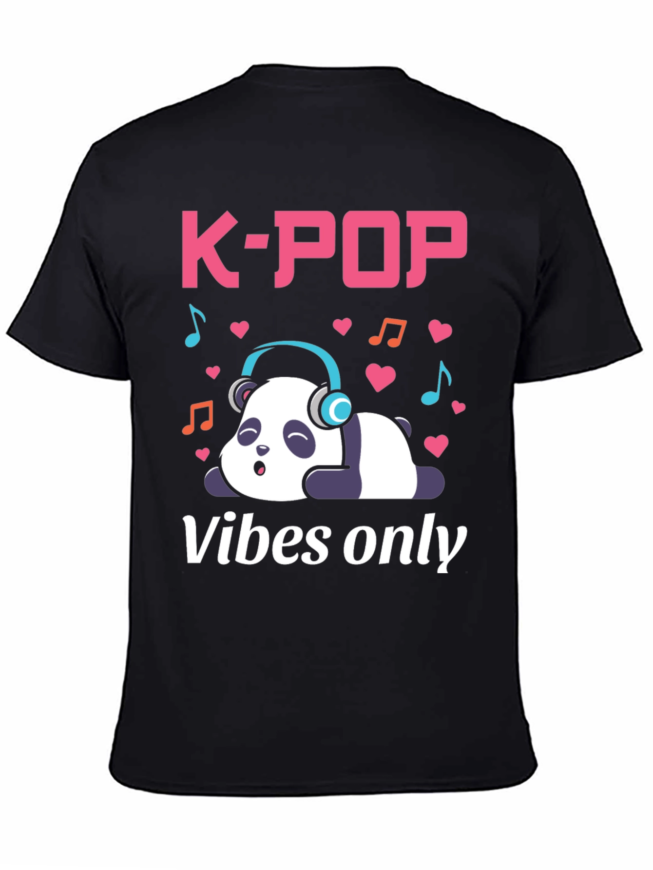 K-Pop Vibes Only Panda T-Shirt