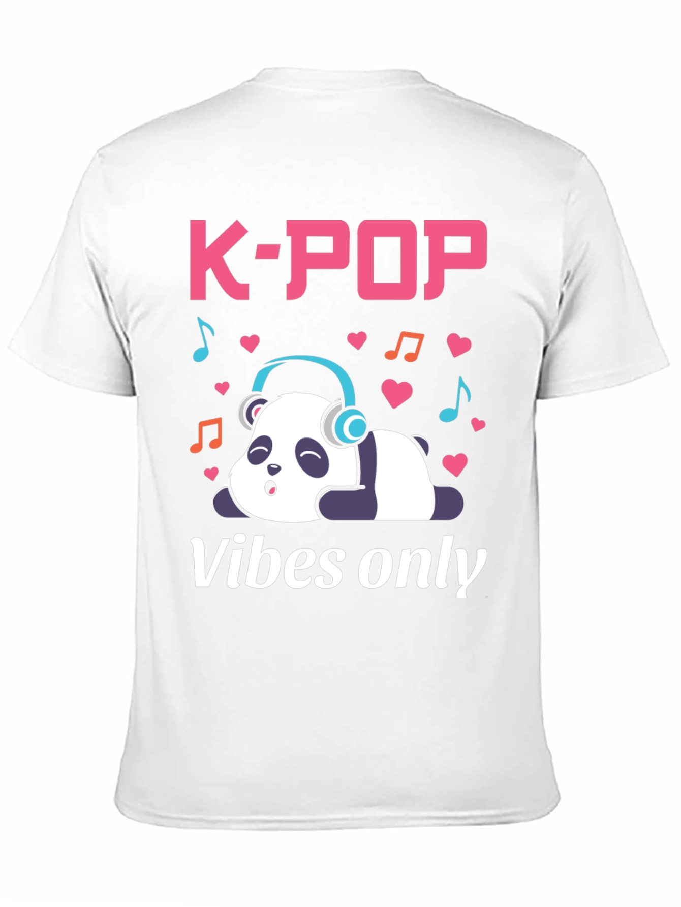 K-Pop Vibes Only Panda T-Shirt