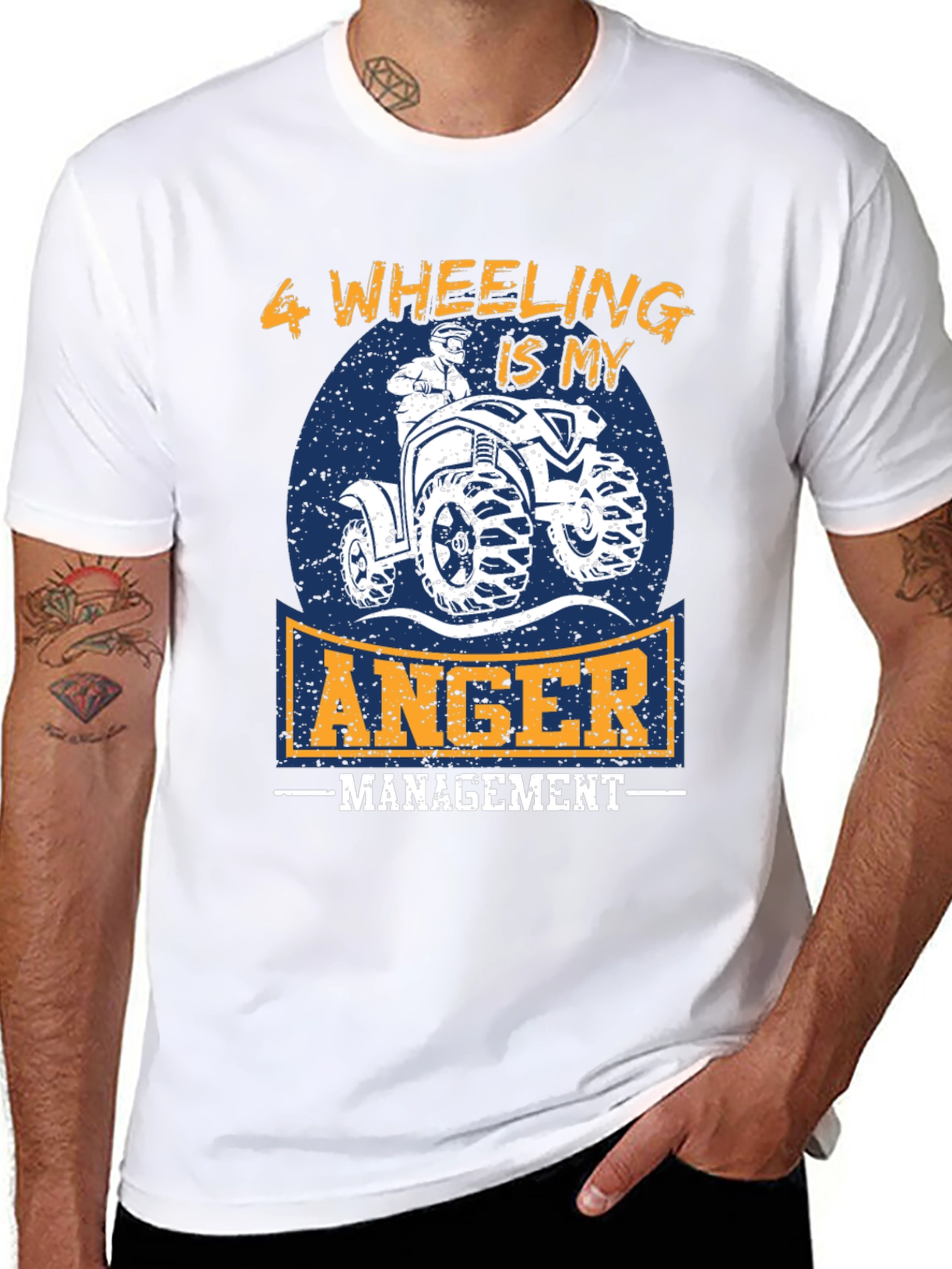 4 Wheeling Anger Management Graphic T-Shirt