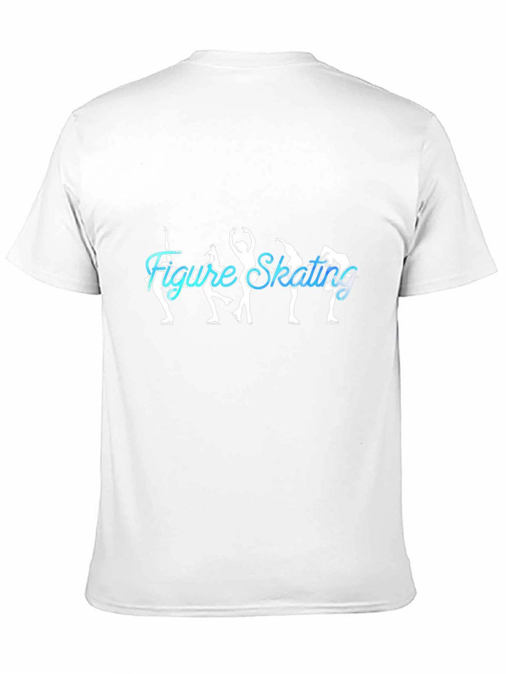Figure Skating Tee - Ice Skating Silhouette Design