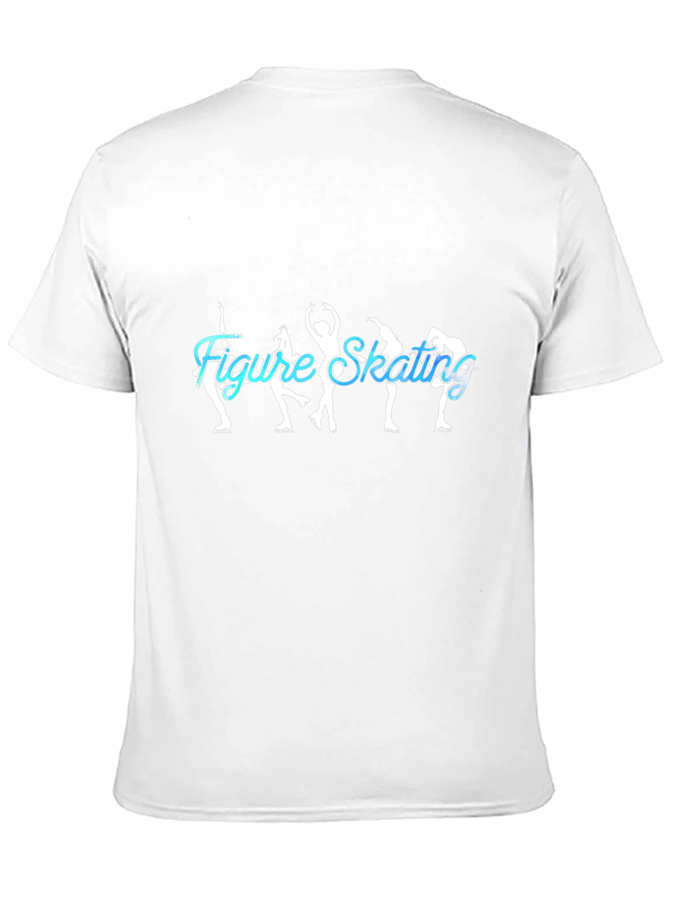 Figure Skating Tee - Ice Skating Silhouette Design