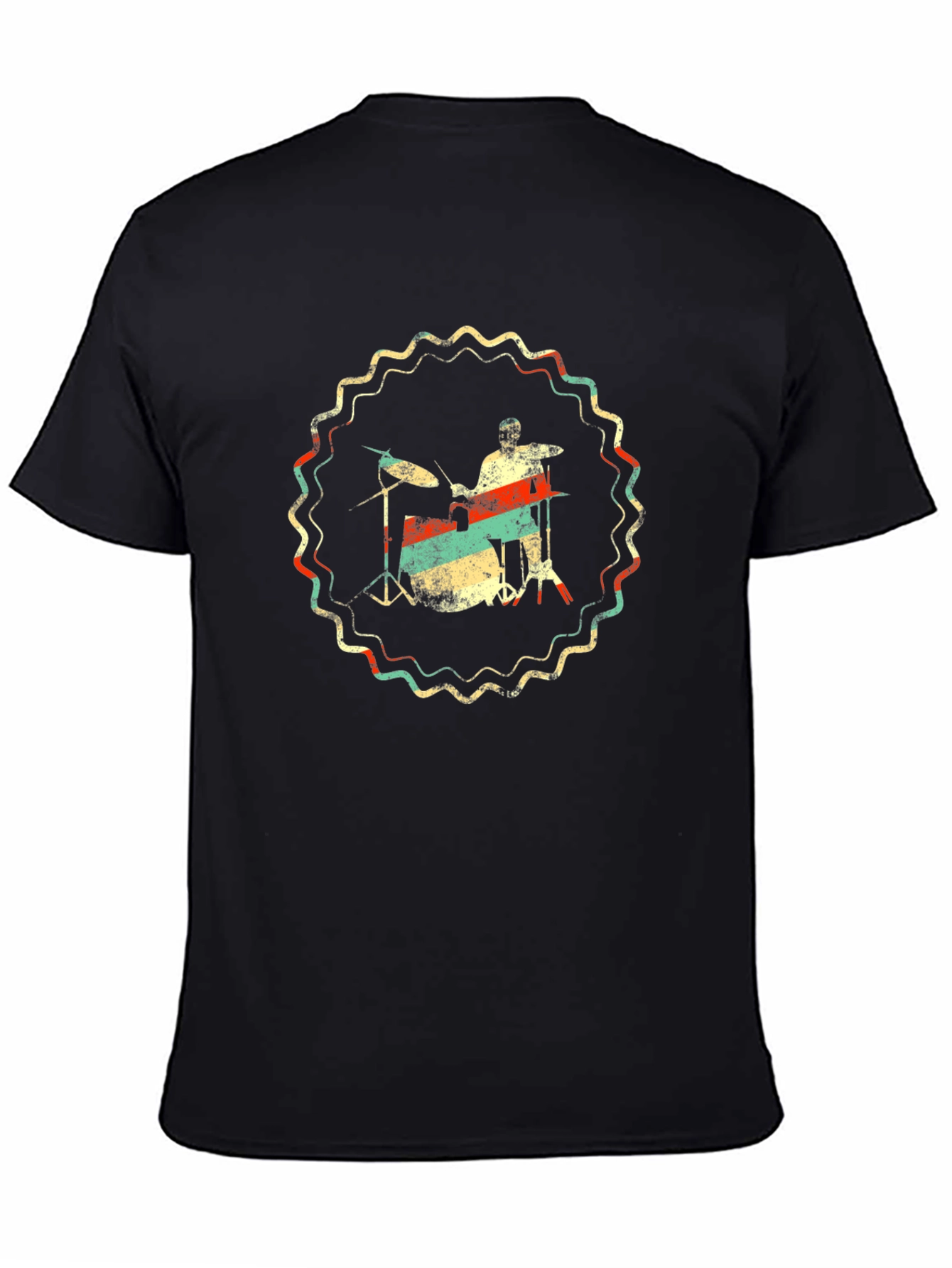 Vintage Drummer T-Shirt - Retro Style