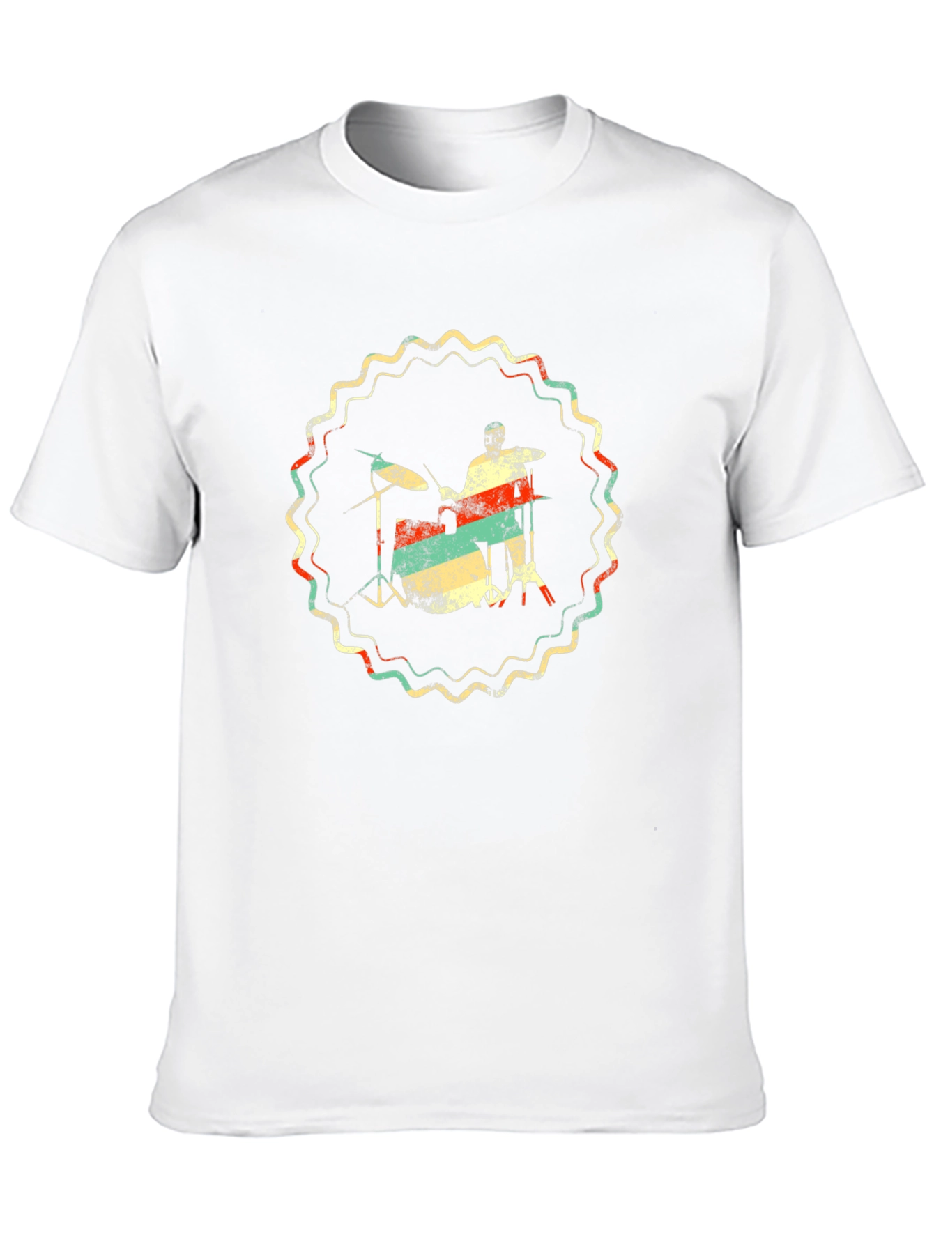 Vintage Drummer T-Shirt - Retro Style