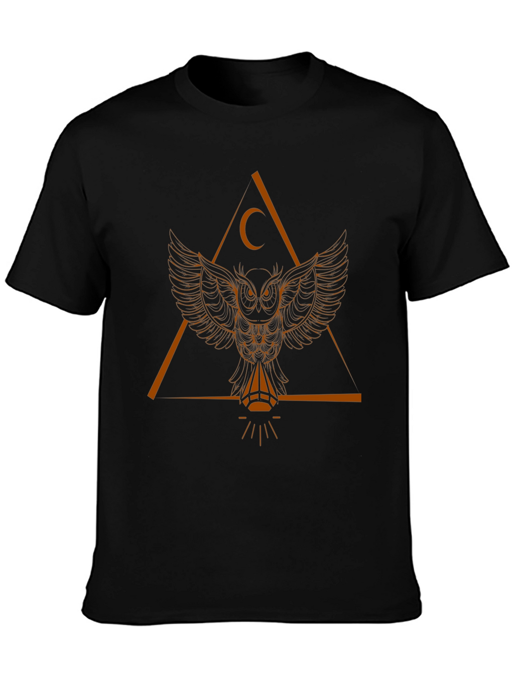 Owl Triangle Graphic T-Shirt