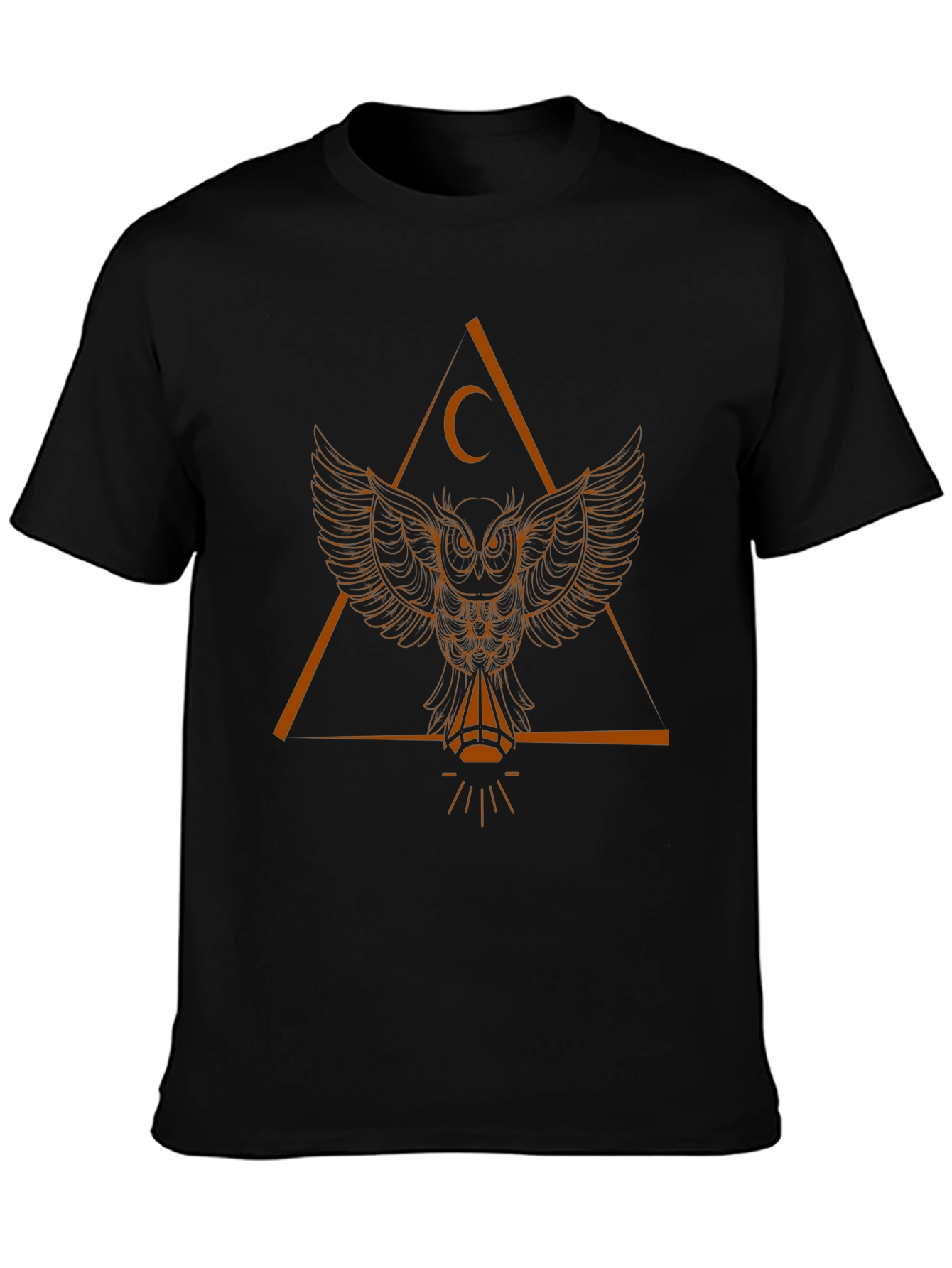 Owl Triangle Graphic T-Shirt