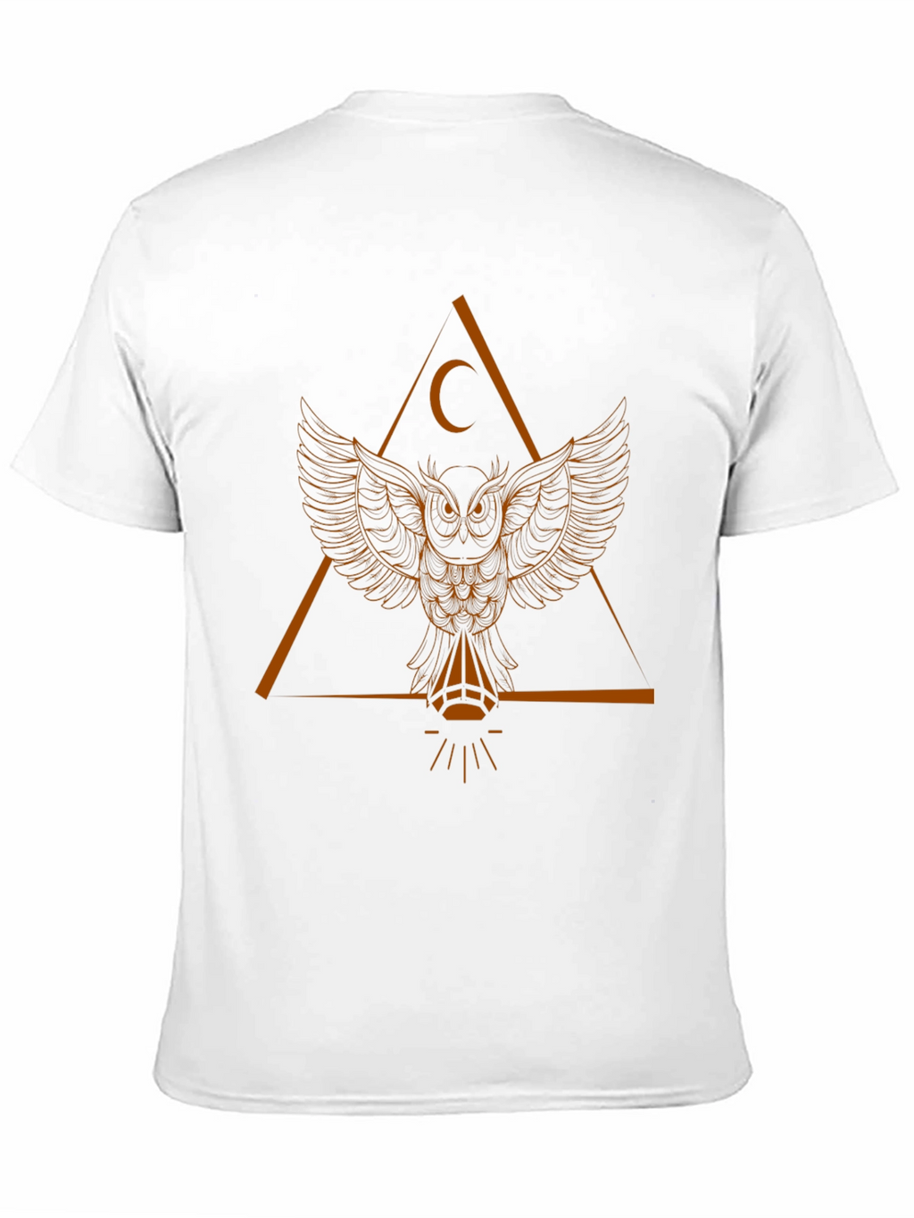 Owl Triangle Graphic T-Shirt