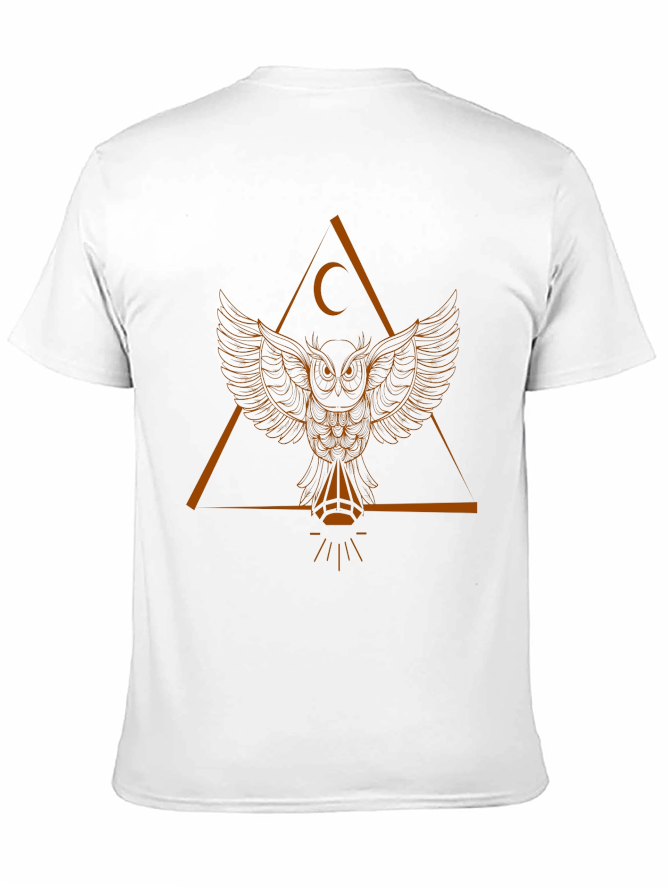 Owl Triangle Graphic T-Shirt