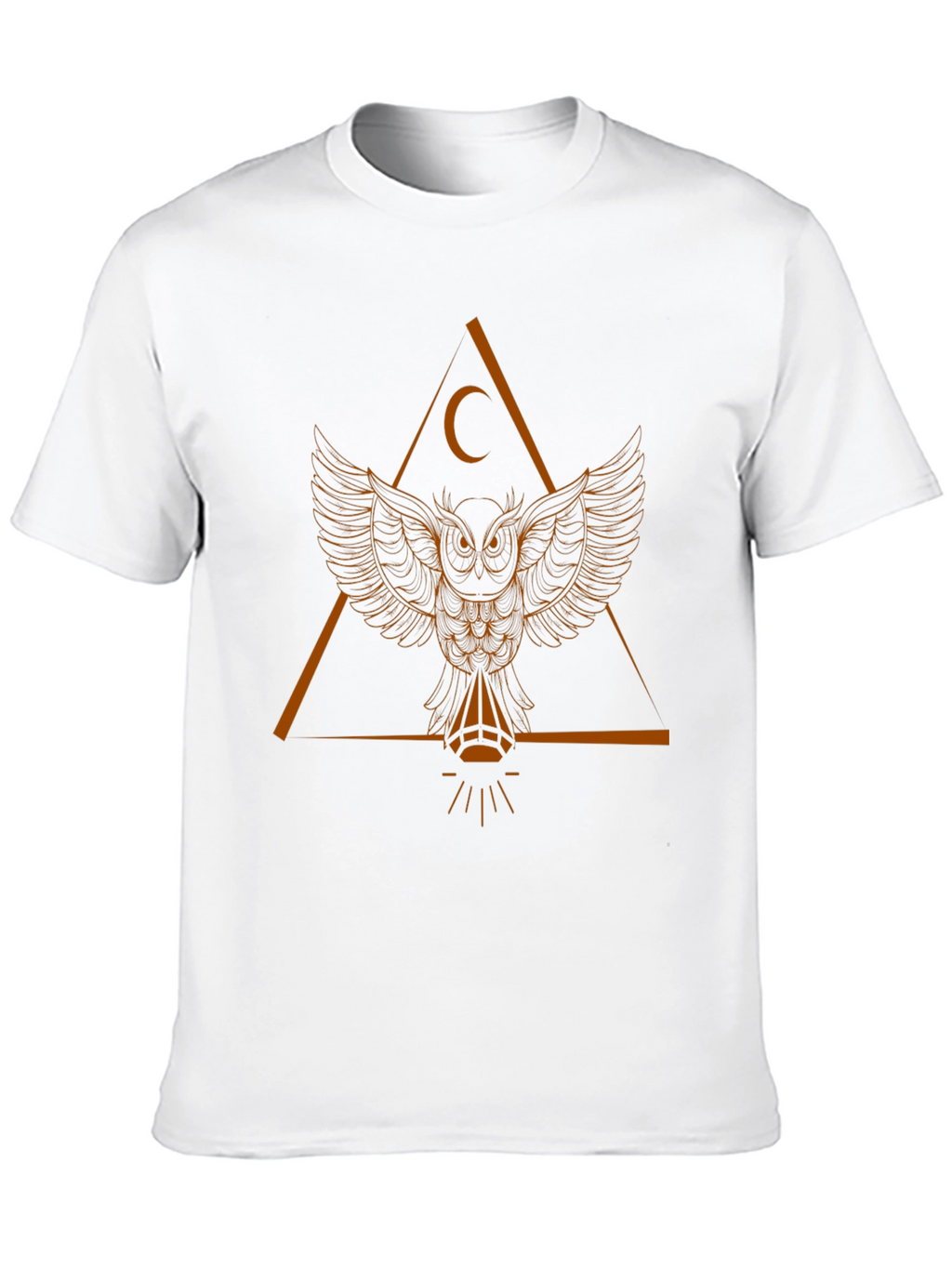 Owl Triangle Graphic T-Shirt