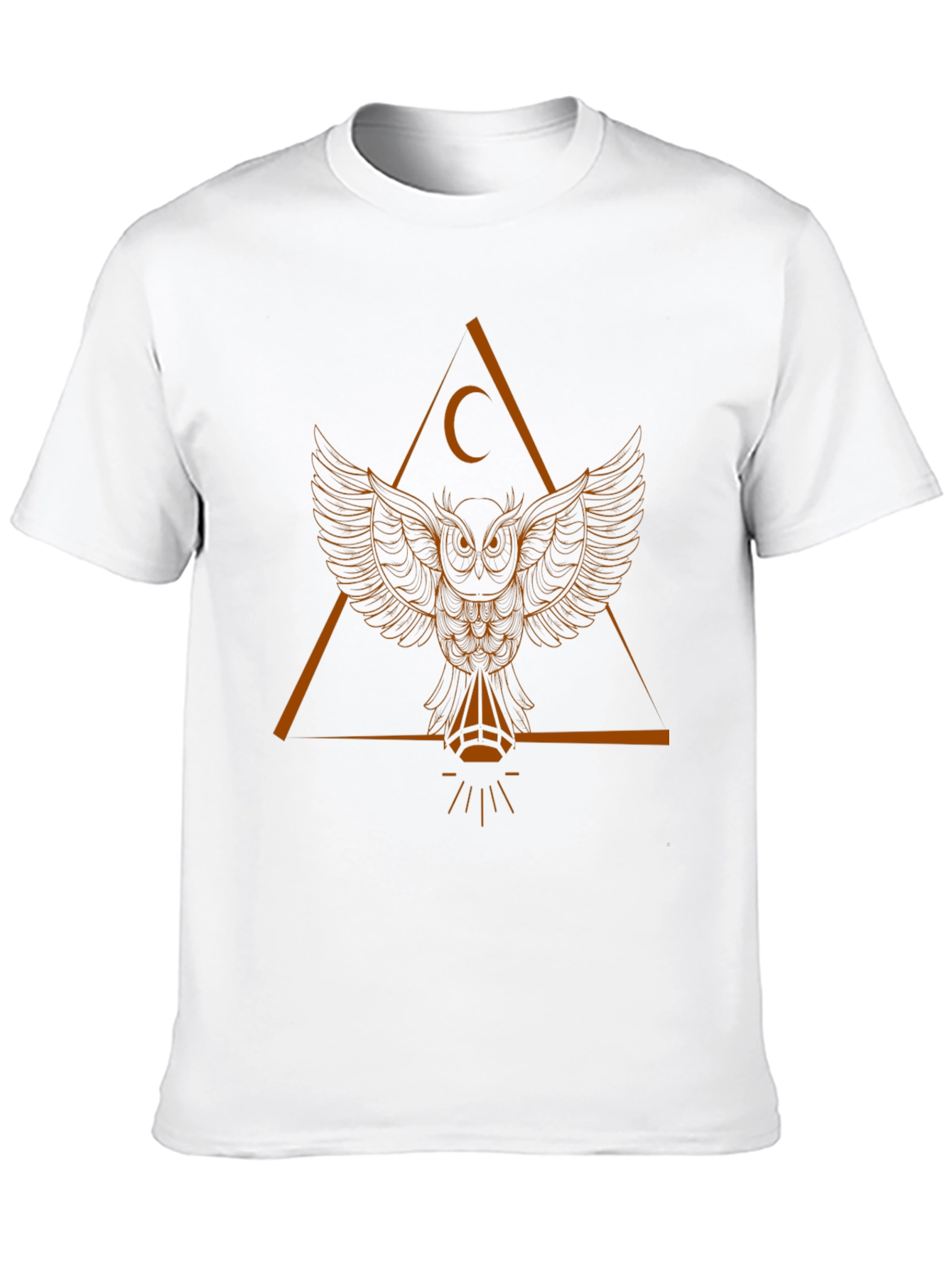 Owl Triangle Graphic T-Shirt