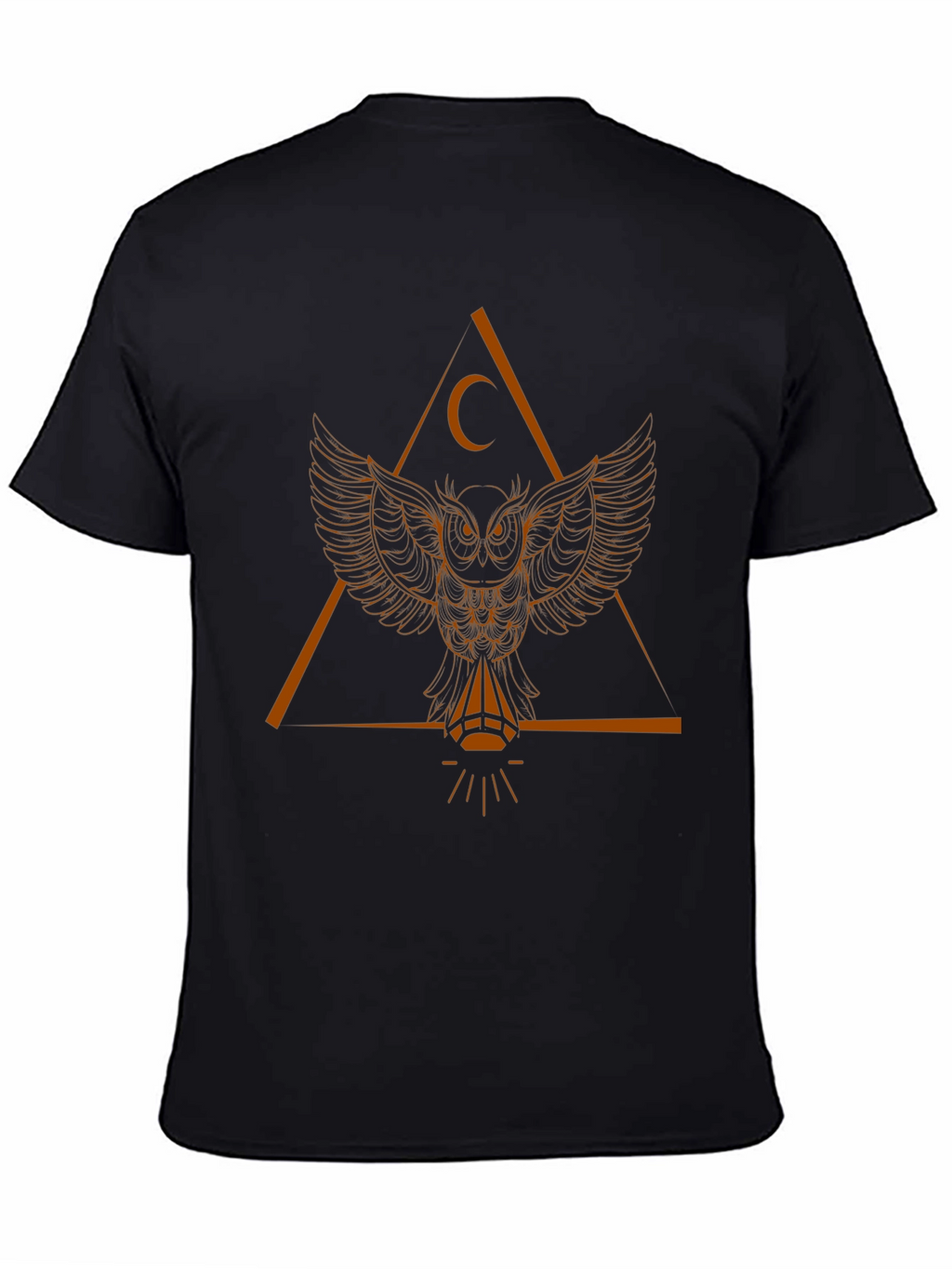 Owl Triangle Graphic T-Shirt